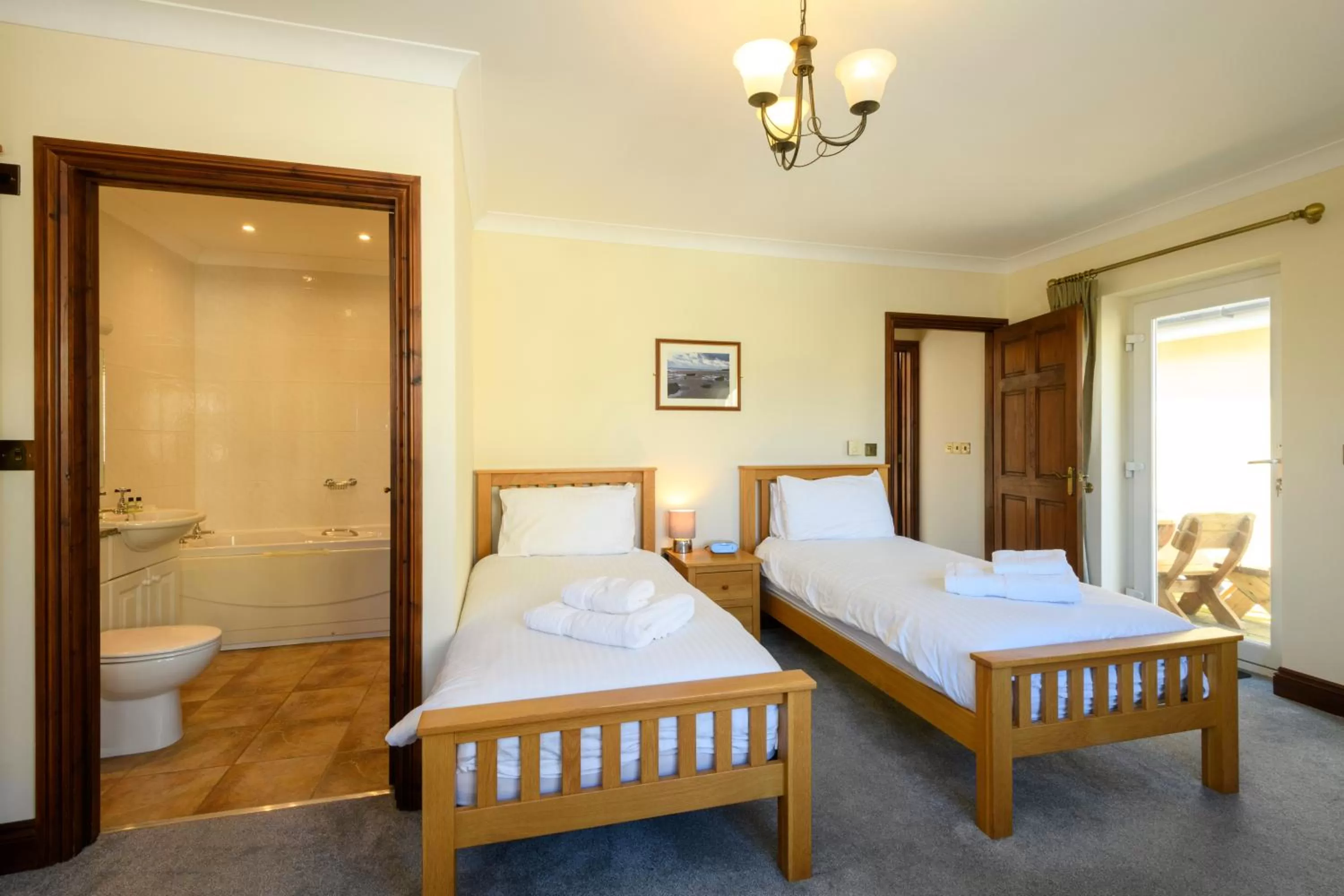 Bed in Porth Veor Manor Villas & Apartments