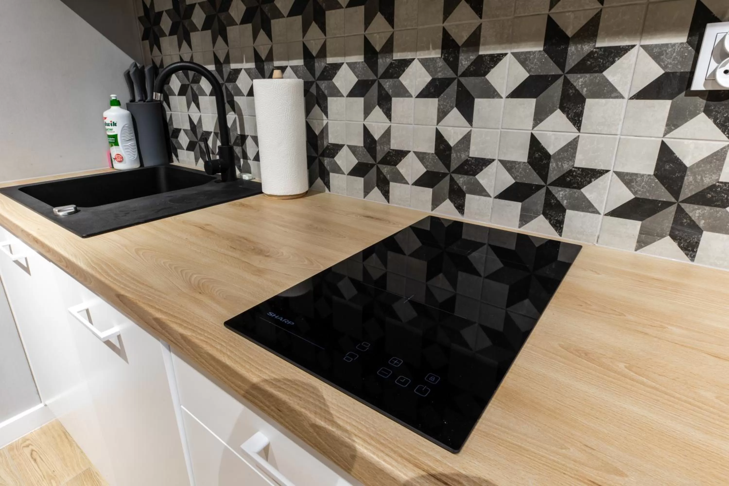 Kitchen or kitchenette in Stylowe Apartamenty Plewiska