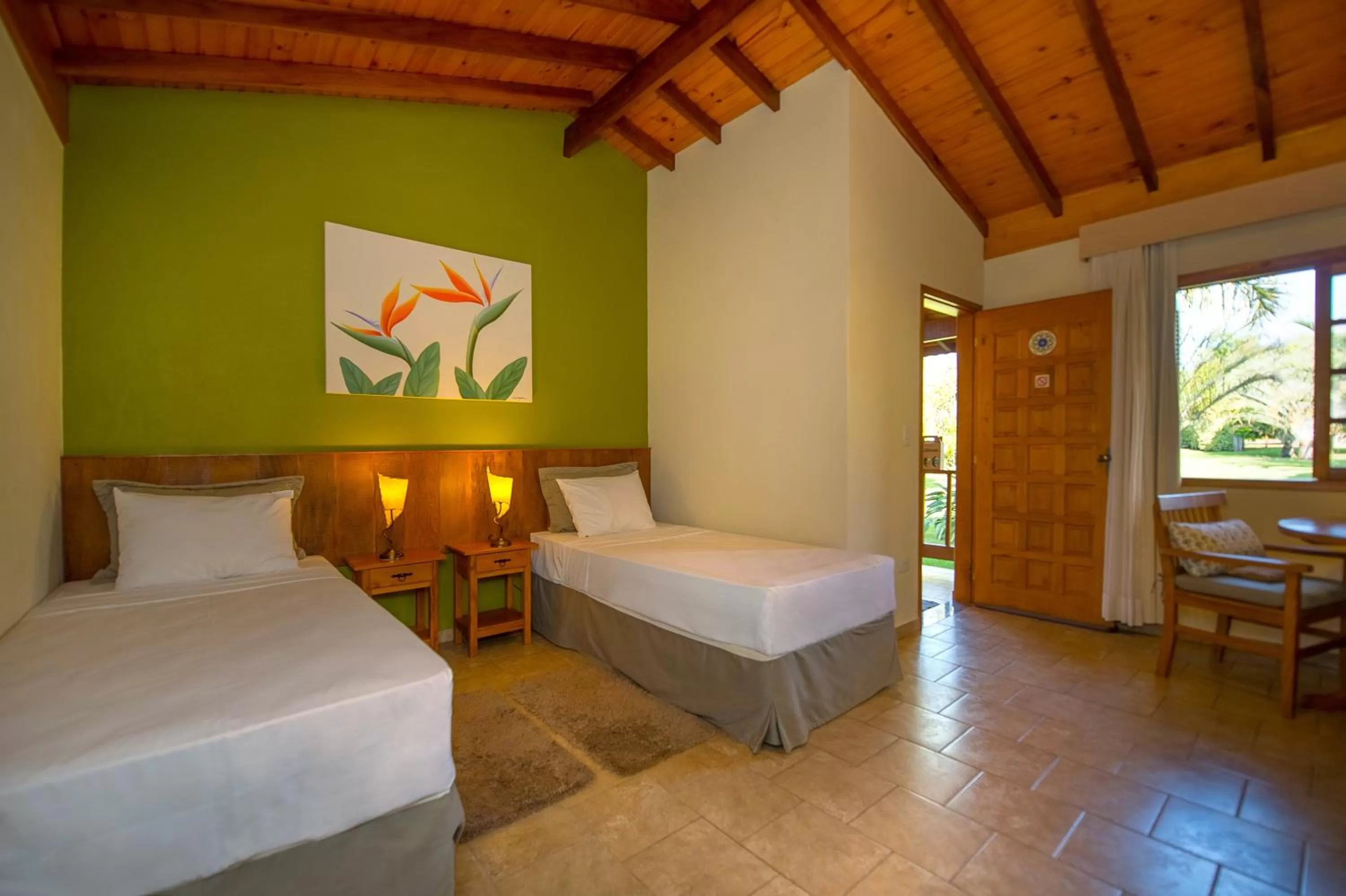 Bed in Pousada Paiol