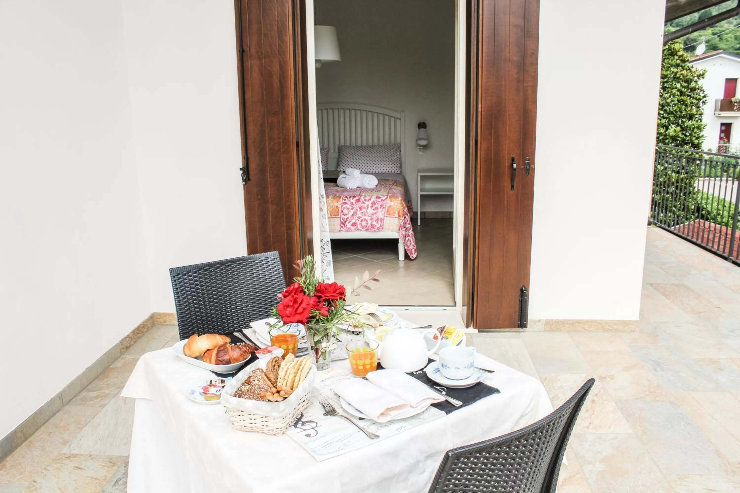 Balcony/Terrace, Bed in B&B al Doremi