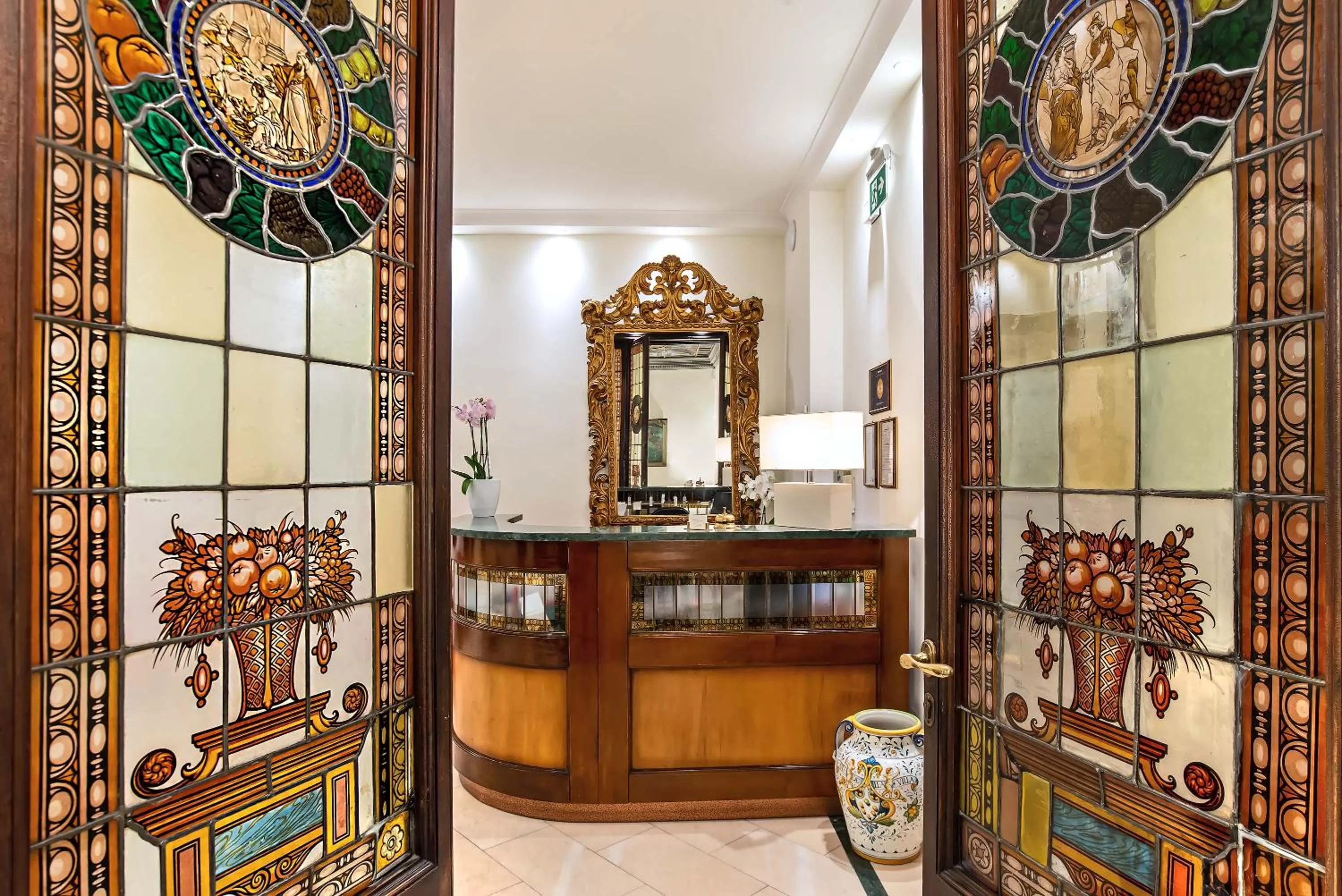 Lobby or reception in Hotel Accademia