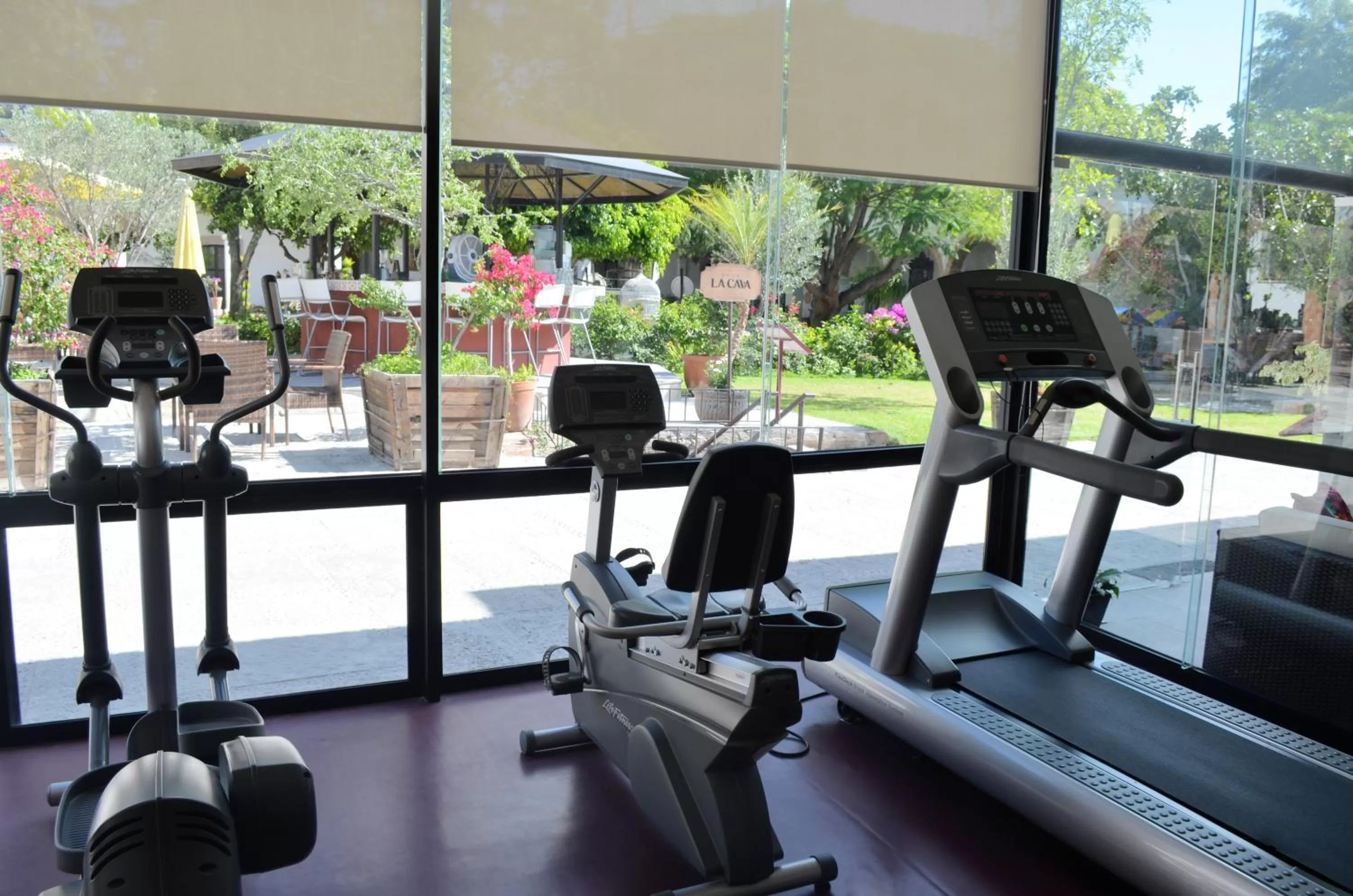 Fitness centre/facilities in Hotel Hacienda San Cristóbal