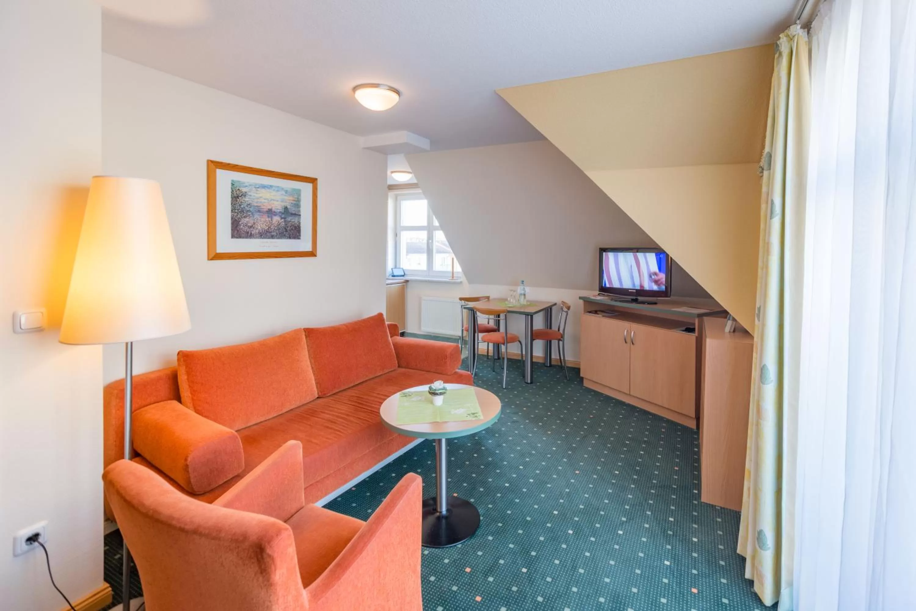 Photo of the whole room, Seating Area in Am Weststrand Apartmenthaus Waldeck