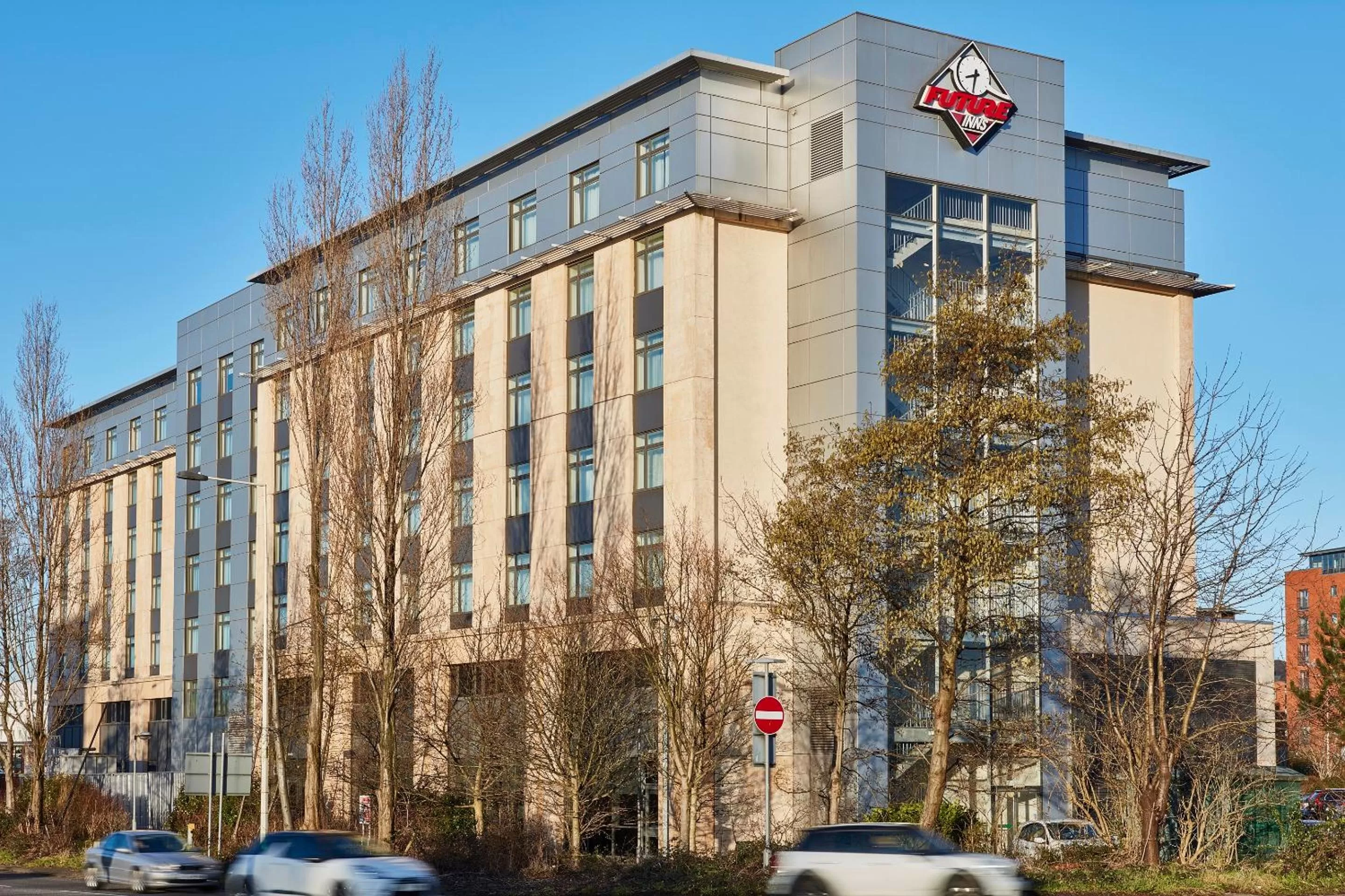 Facade/entrance in Future Inn Cardiff Bay