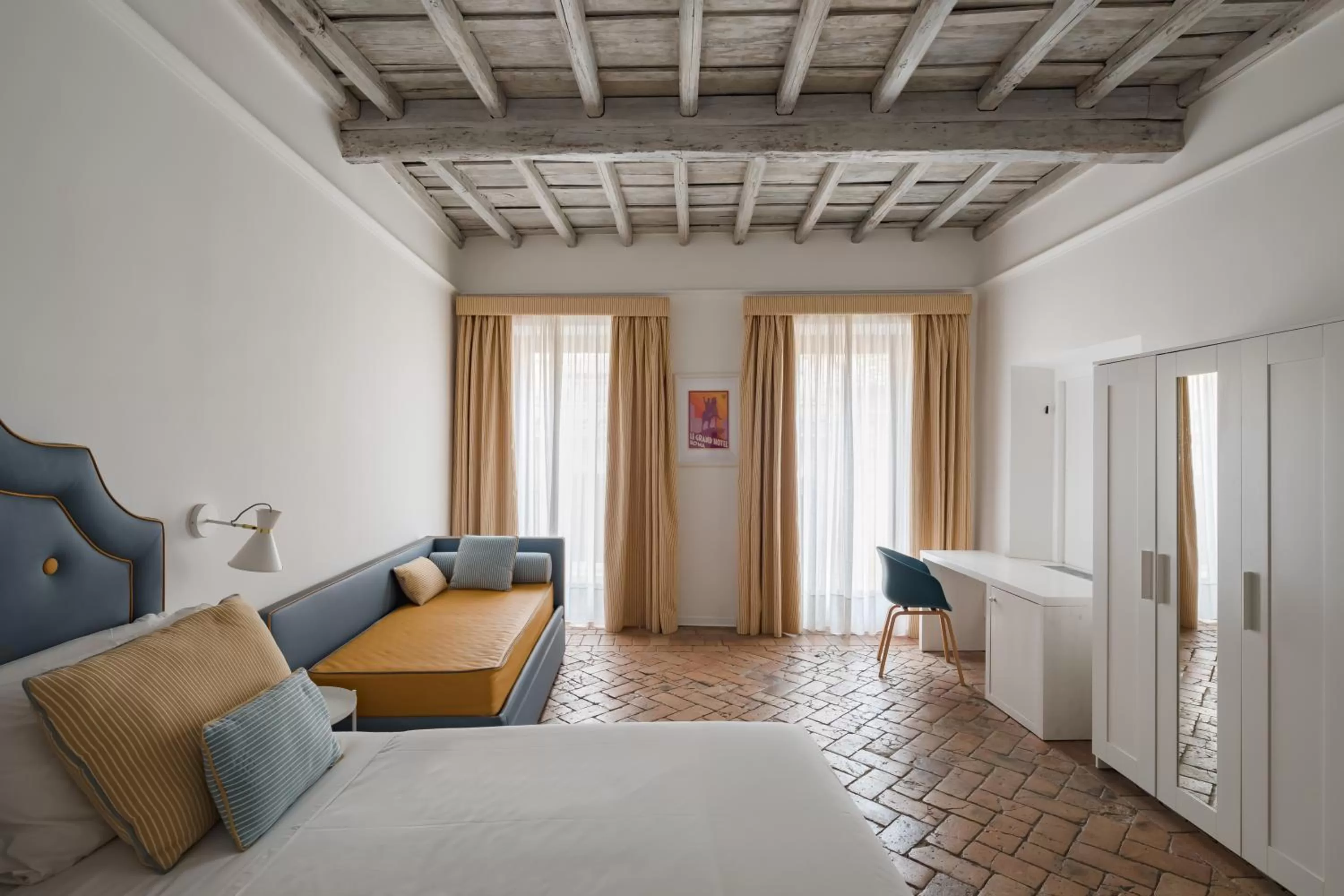 Bed in Palazzo Lupardi Relais