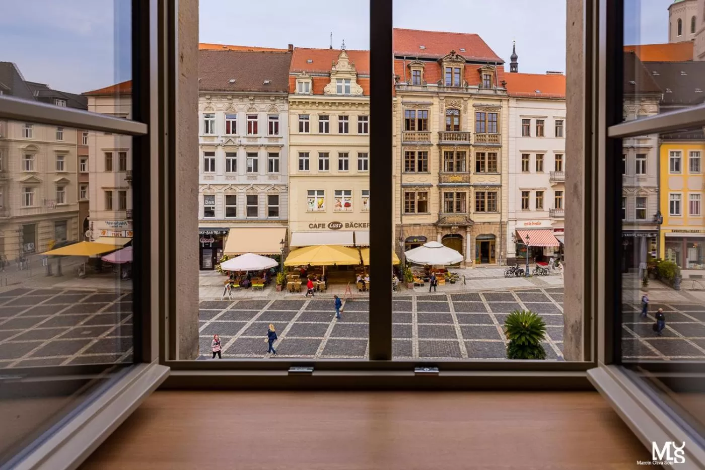 City view in Hotel Sonne