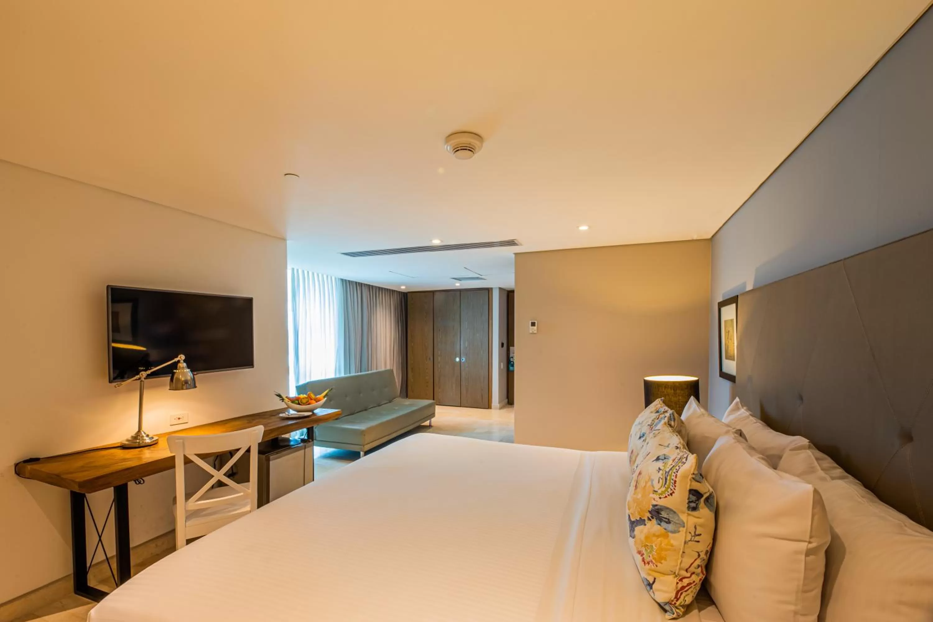 Photo of the whole room, Bed in GHL San Lazaro Art Hotel