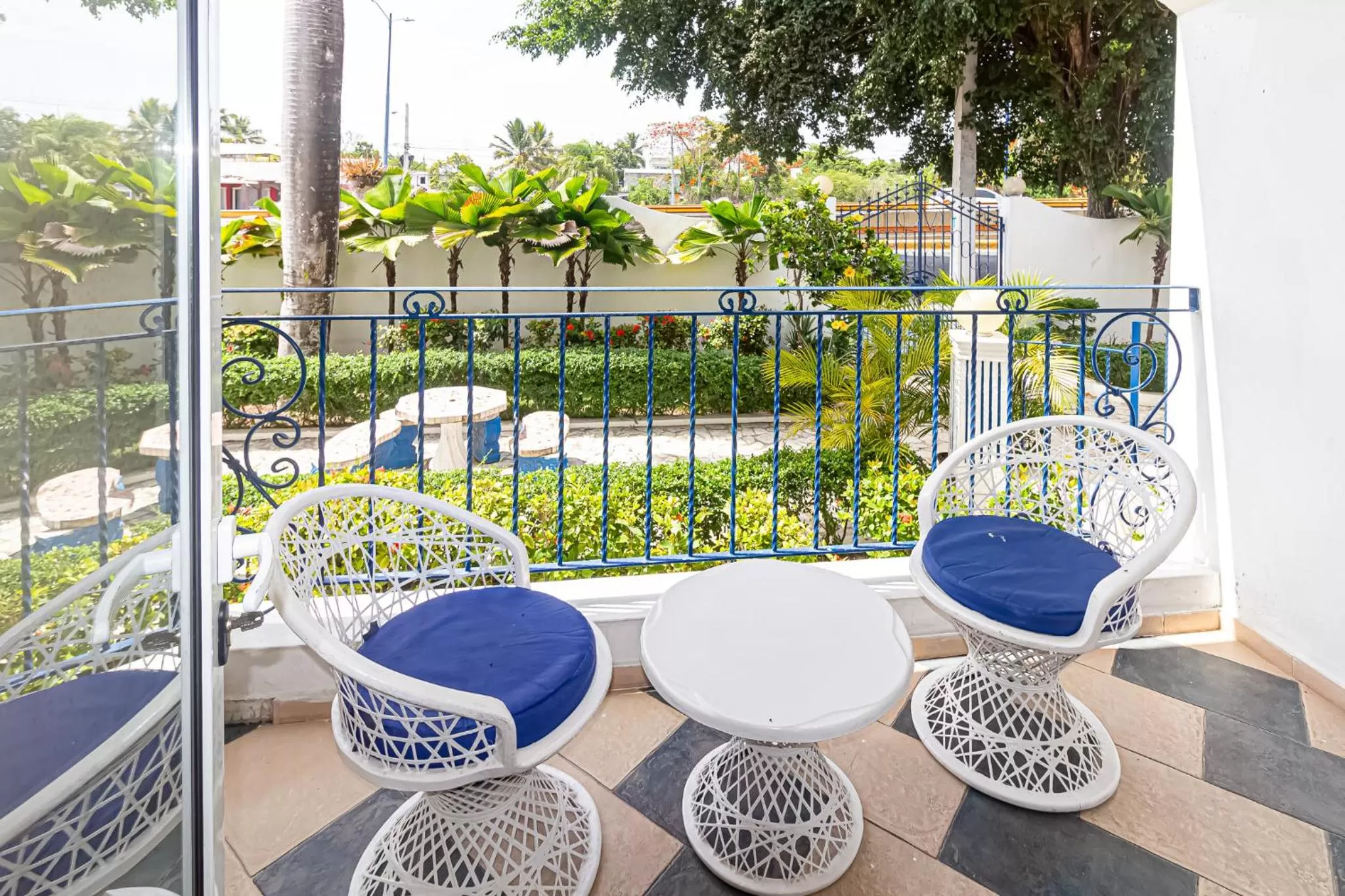 Balcony/Terrace in Hotel Villa Capri