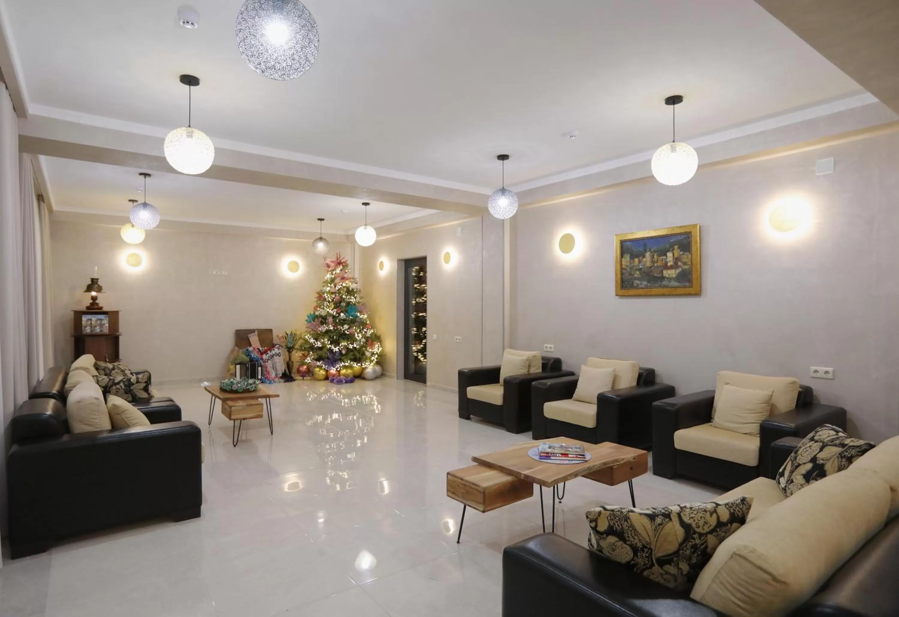 Lobby or reception, Seating Area in Sunset Terrace Mestia