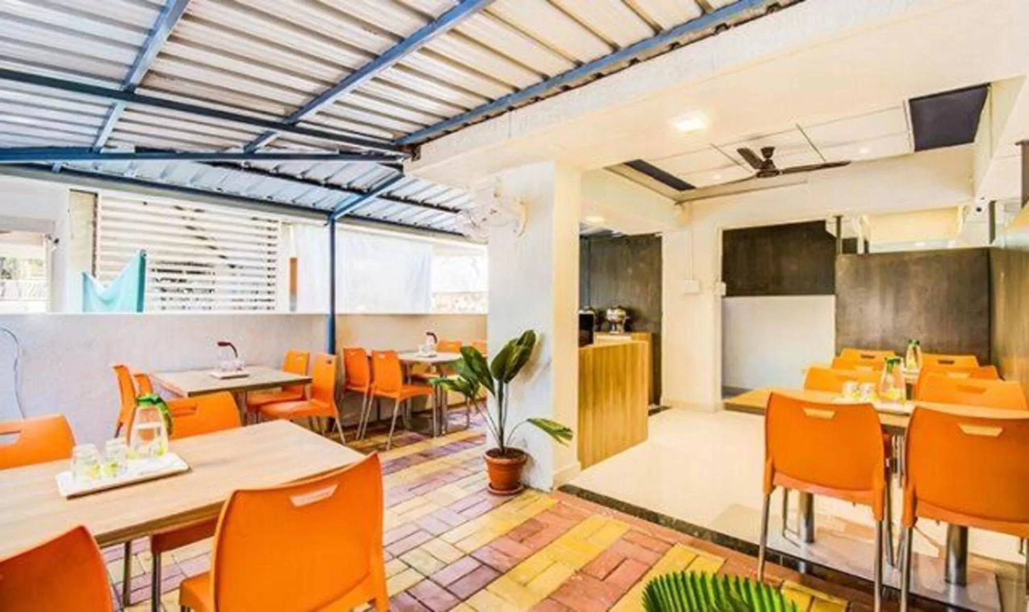 Dining area in FabHotel Sky Bay Residency