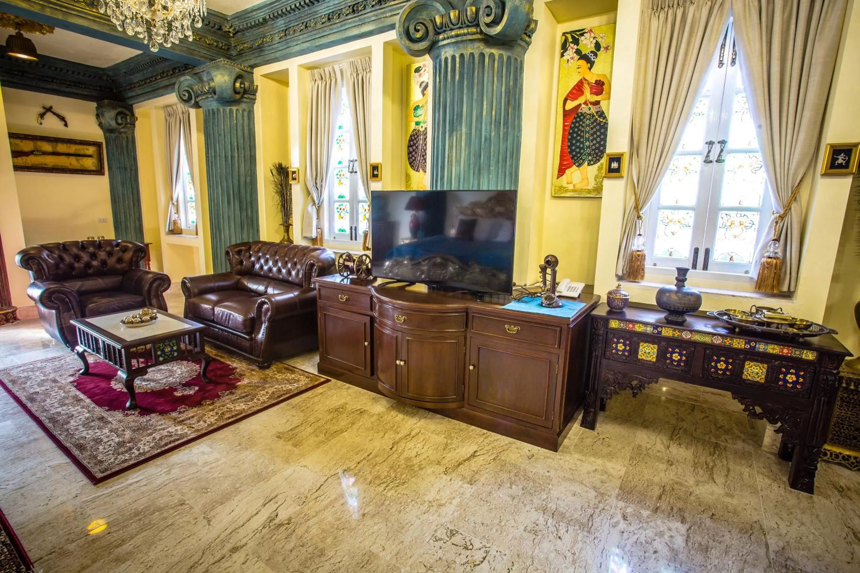 Living room in Pingdoi Hualin Boutique Hotel