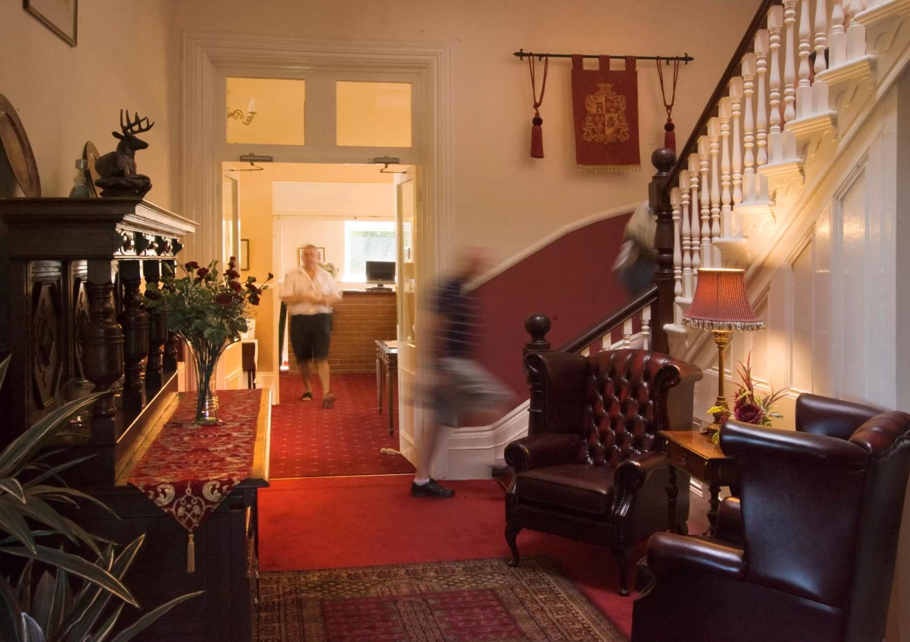 Lobby or reception in Bourne Hall Country Hotel