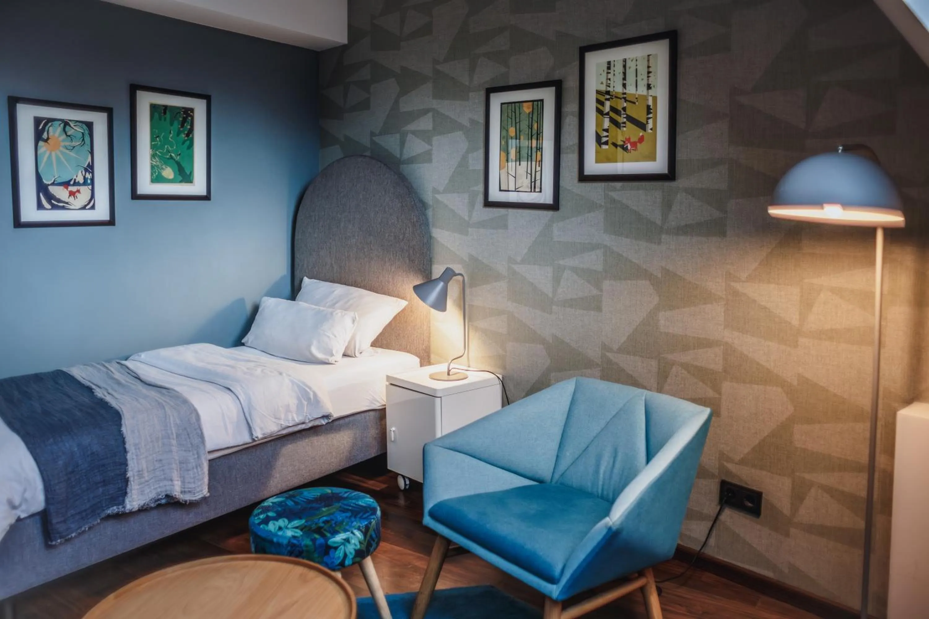 Bed in The Circus Hotel