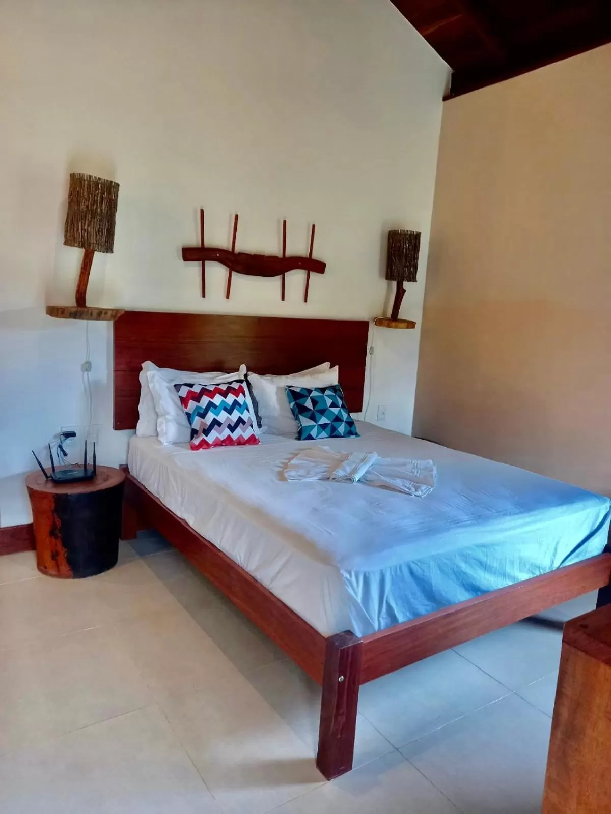 Bed in POUSADA RANCHO PARAISO