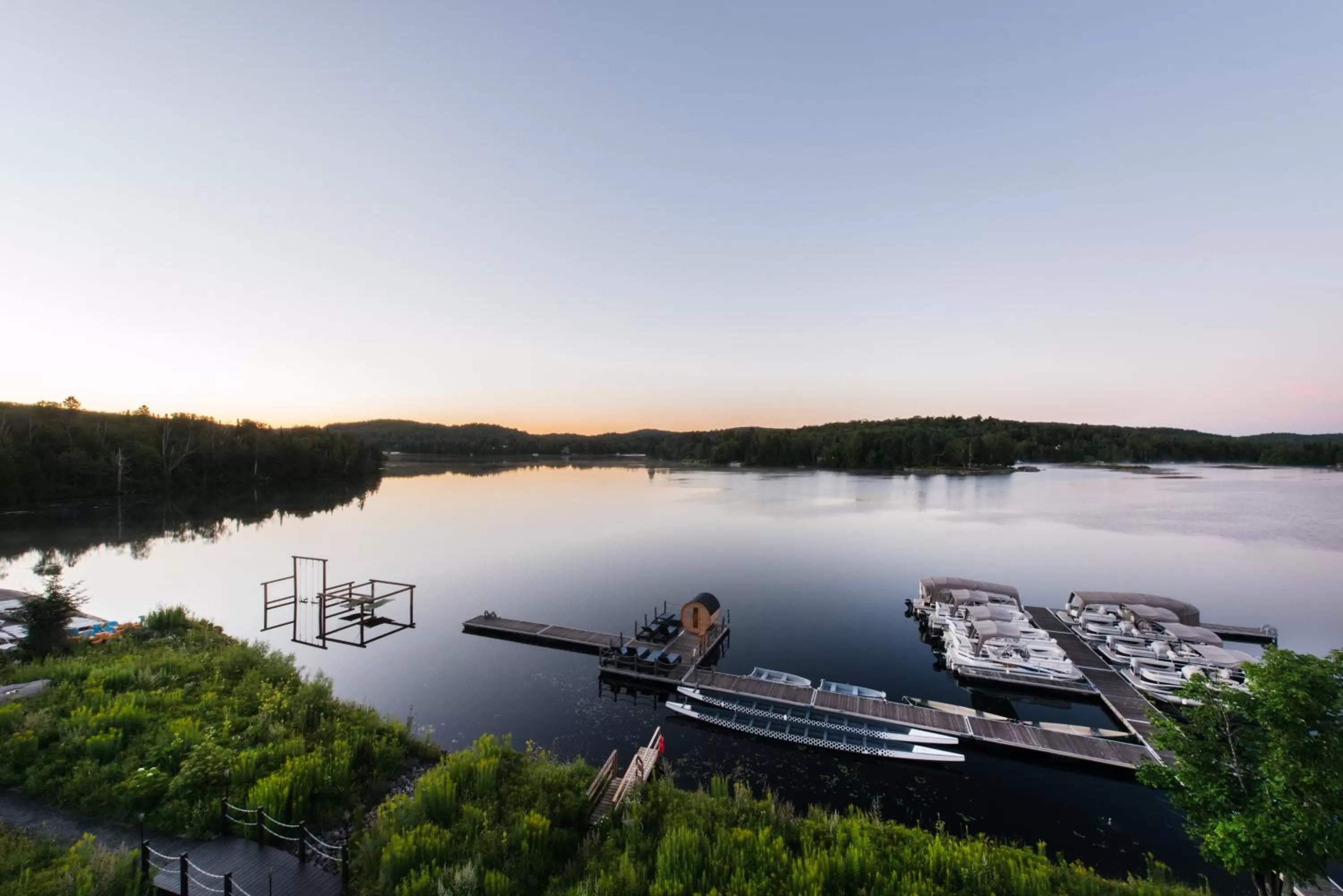 Lake view in Estérel Resort