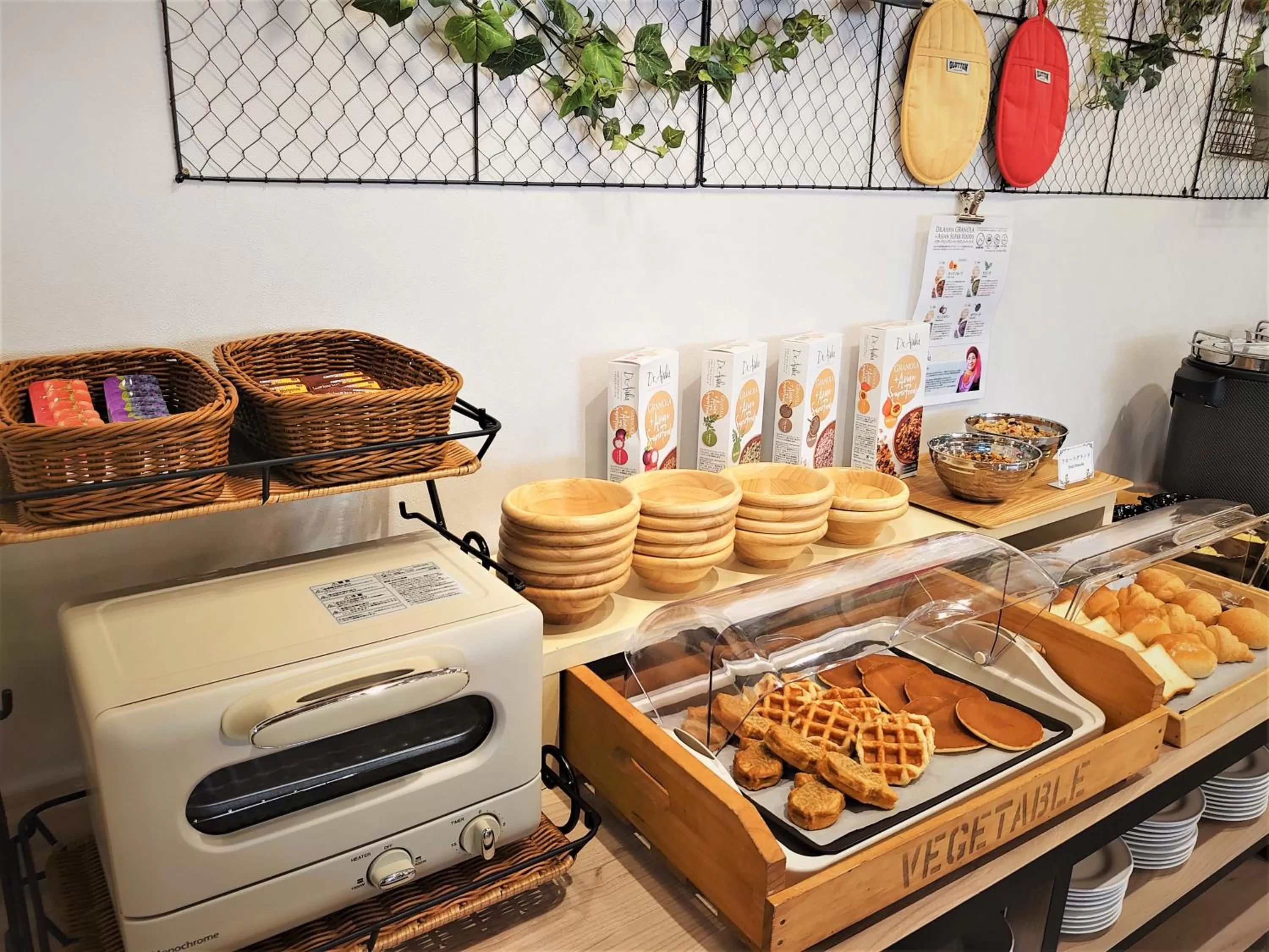Buffet breakfast in Green Rich Hotel Nagoya Nishiki (Artificial hot spring Futamata Yunohana)