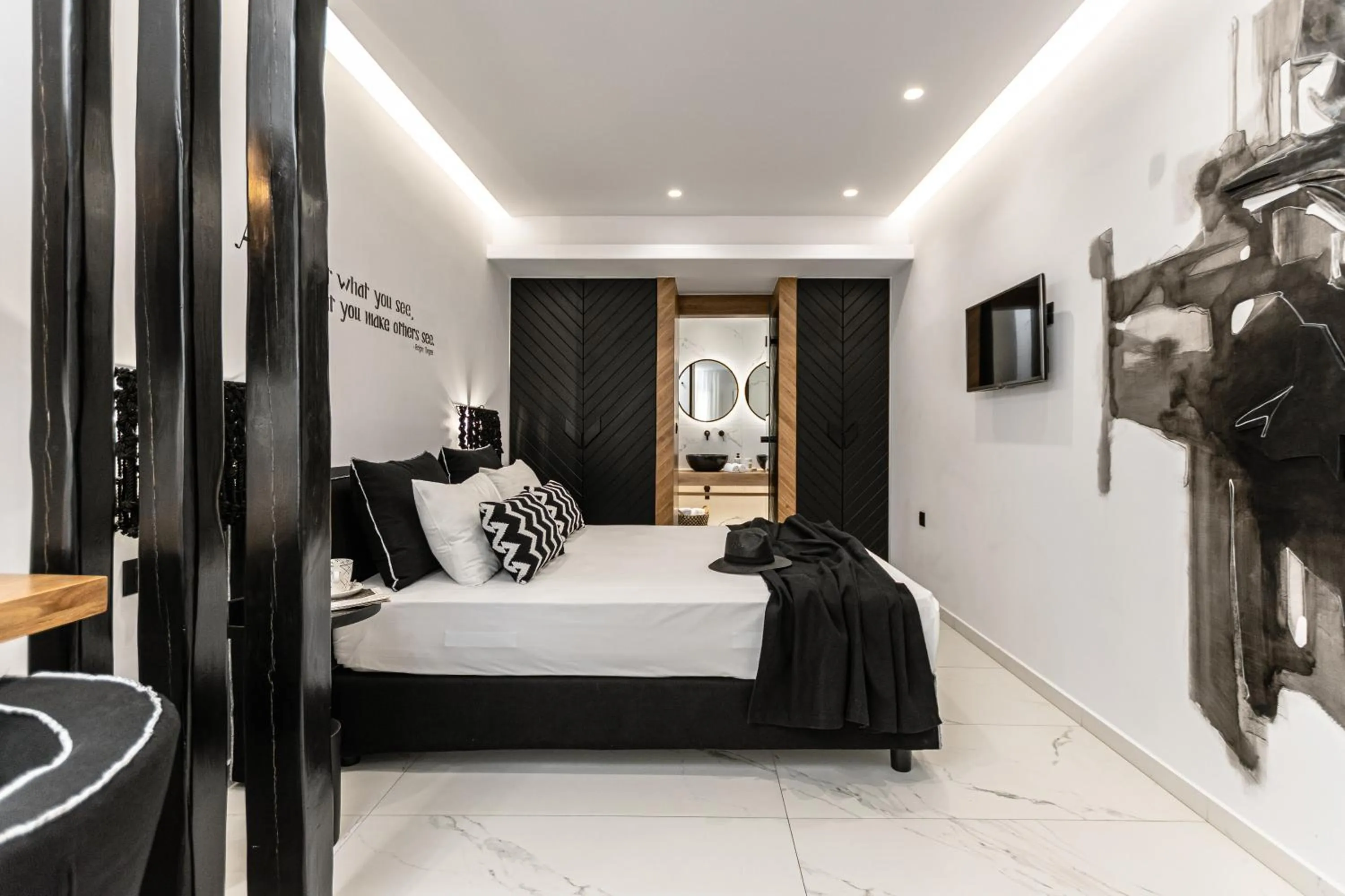 Bed in Hotel Palatia