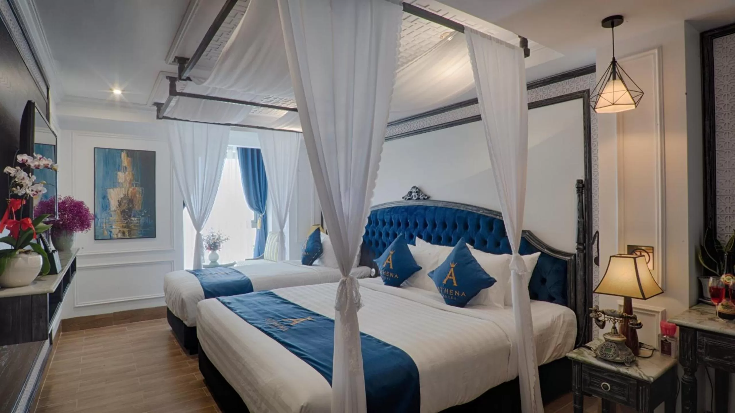 Bed in Athena Hotel Quy Nhơn