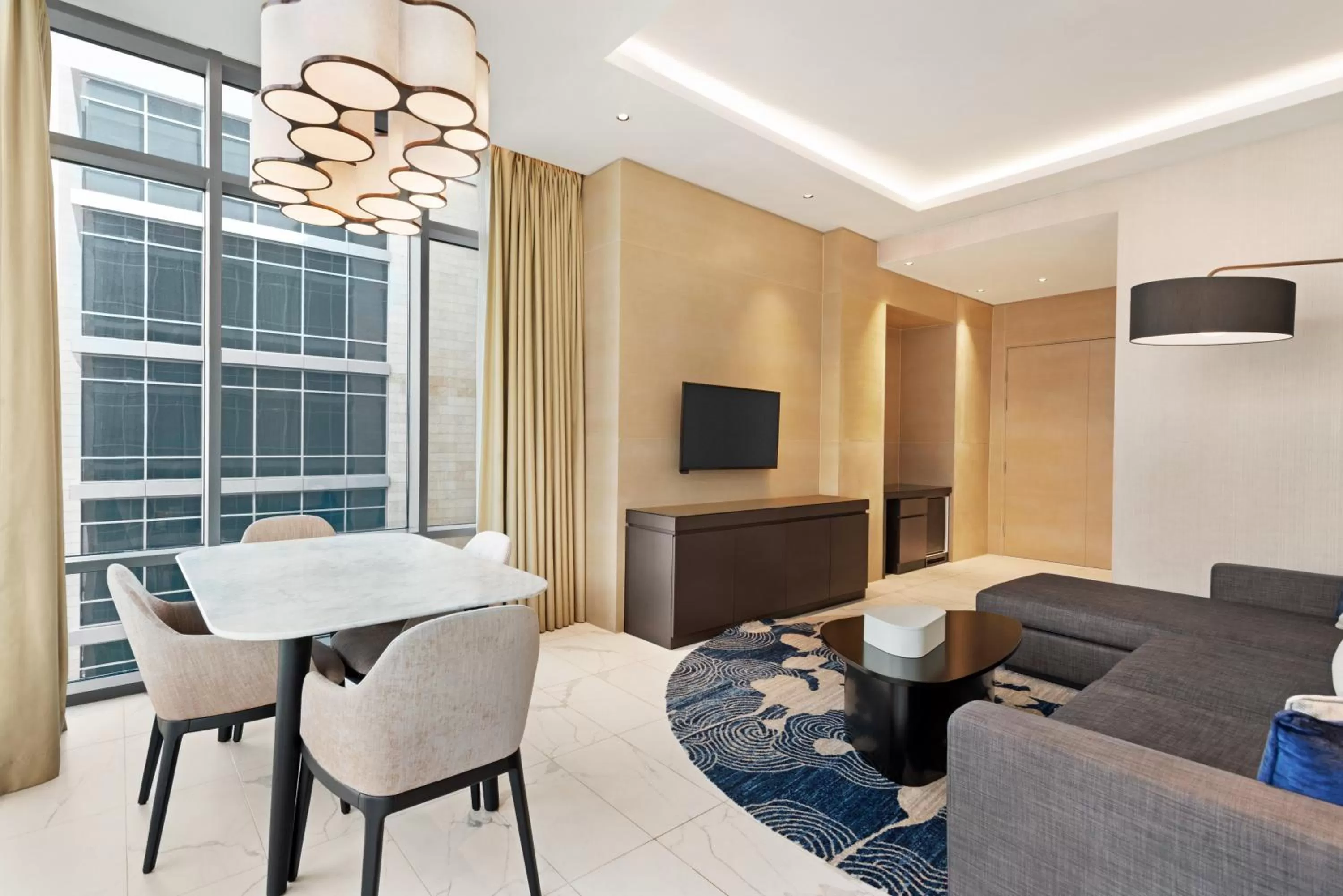 Living room, Dining Area in Wyndham Dubai Deira