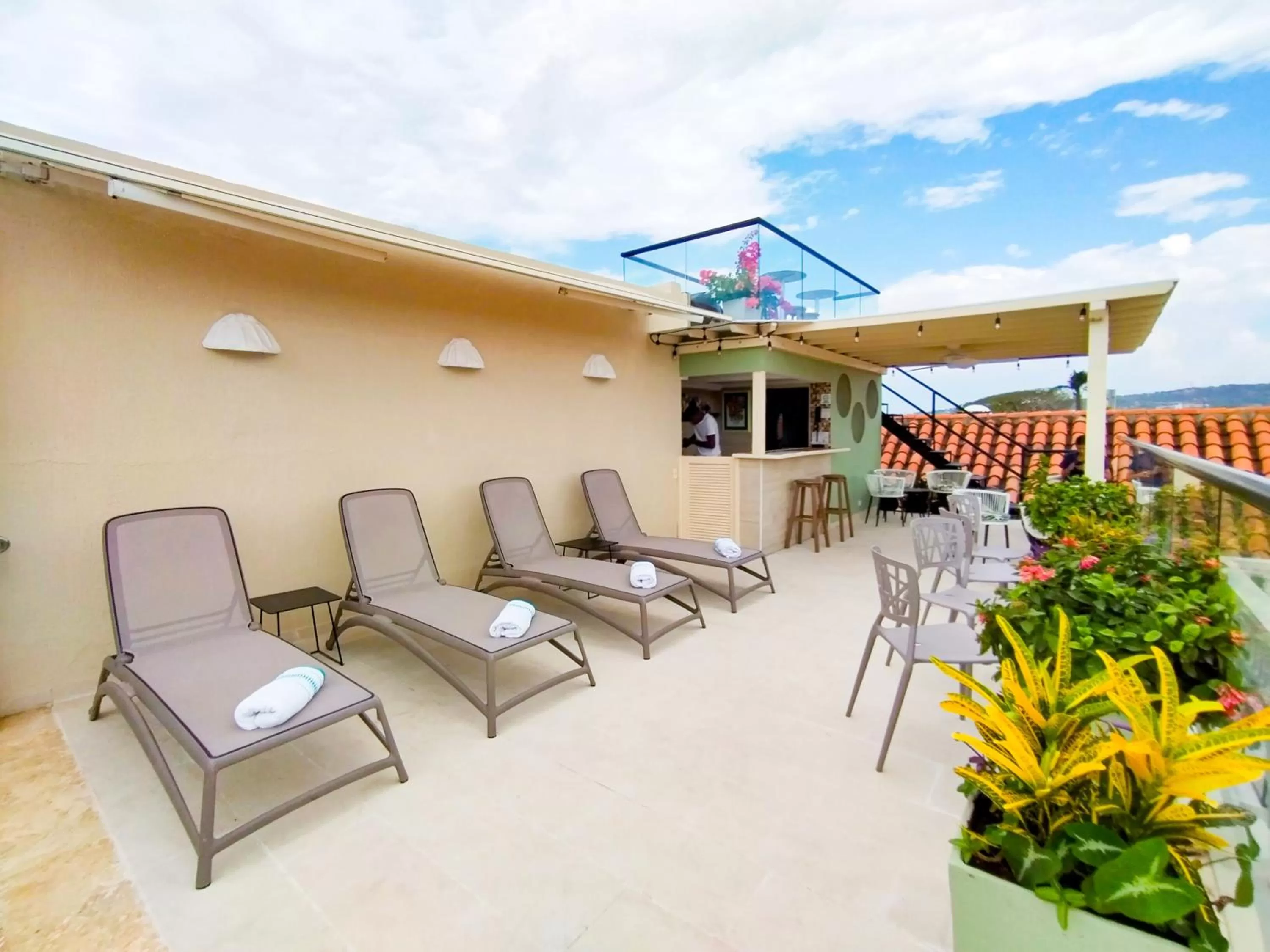 Property building in Hotel Casa La Fe