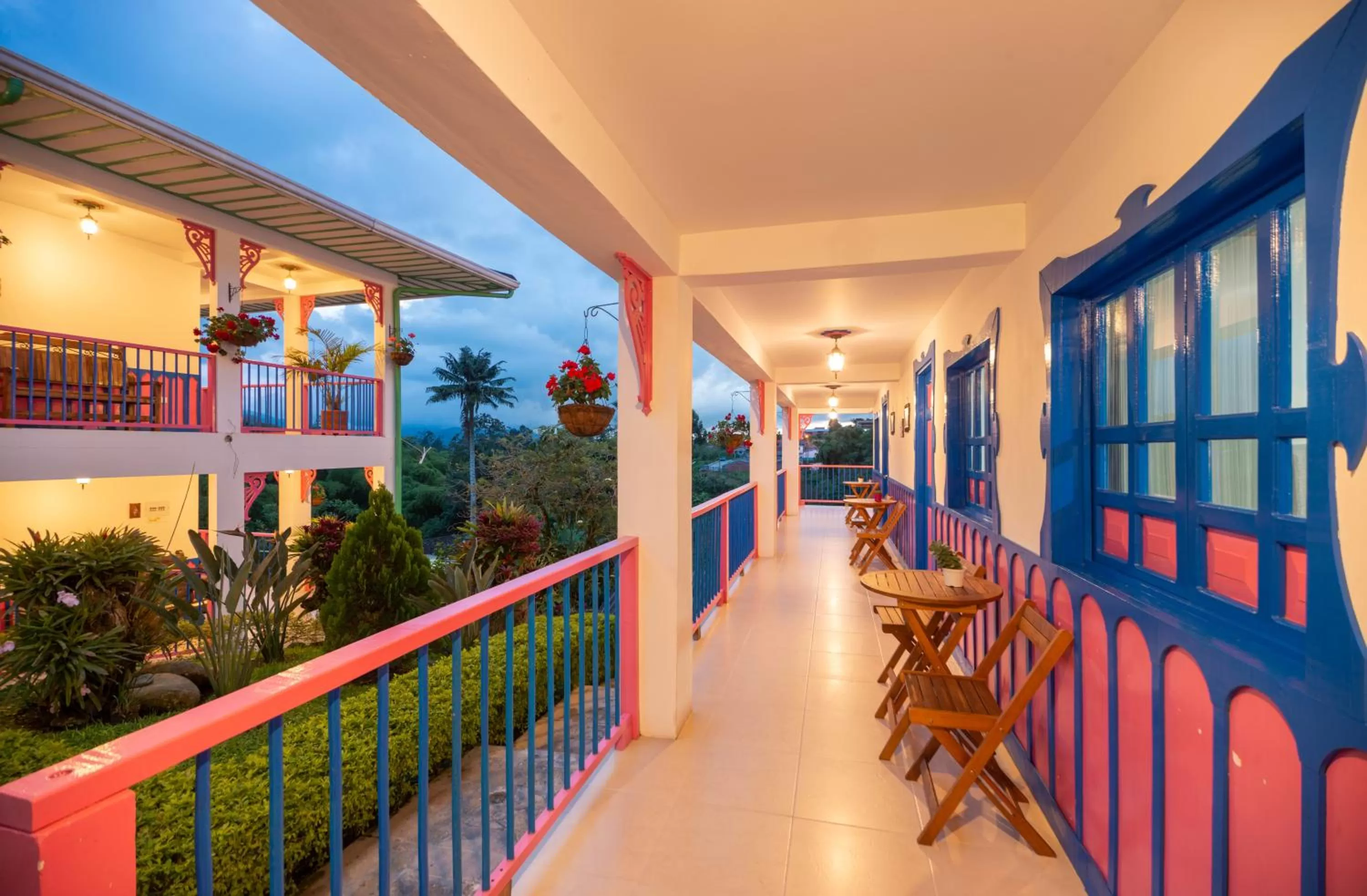 Bird's eye view in Hotel El Jardin