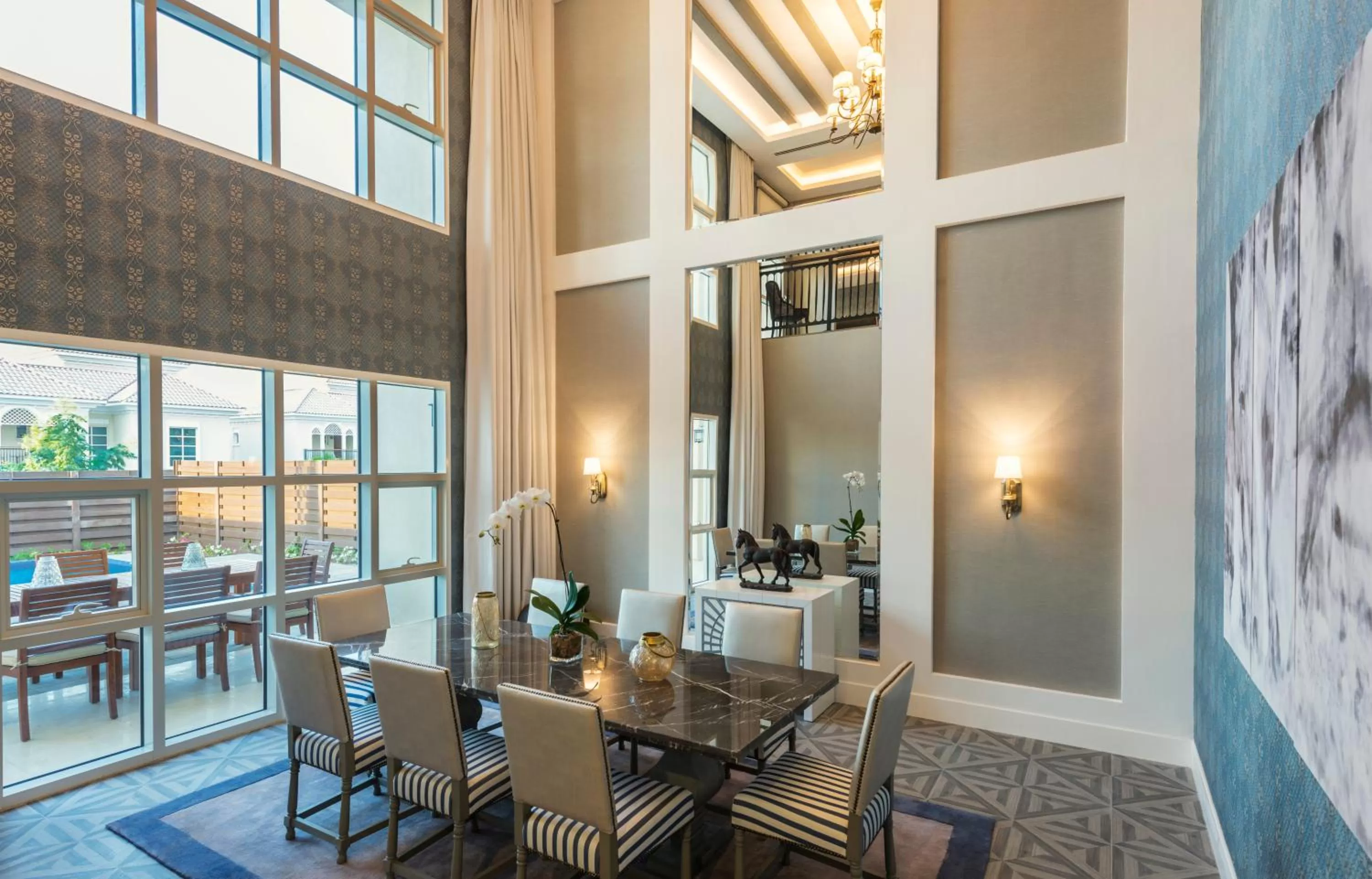 Dining area in Al Habtoor Polo Resort