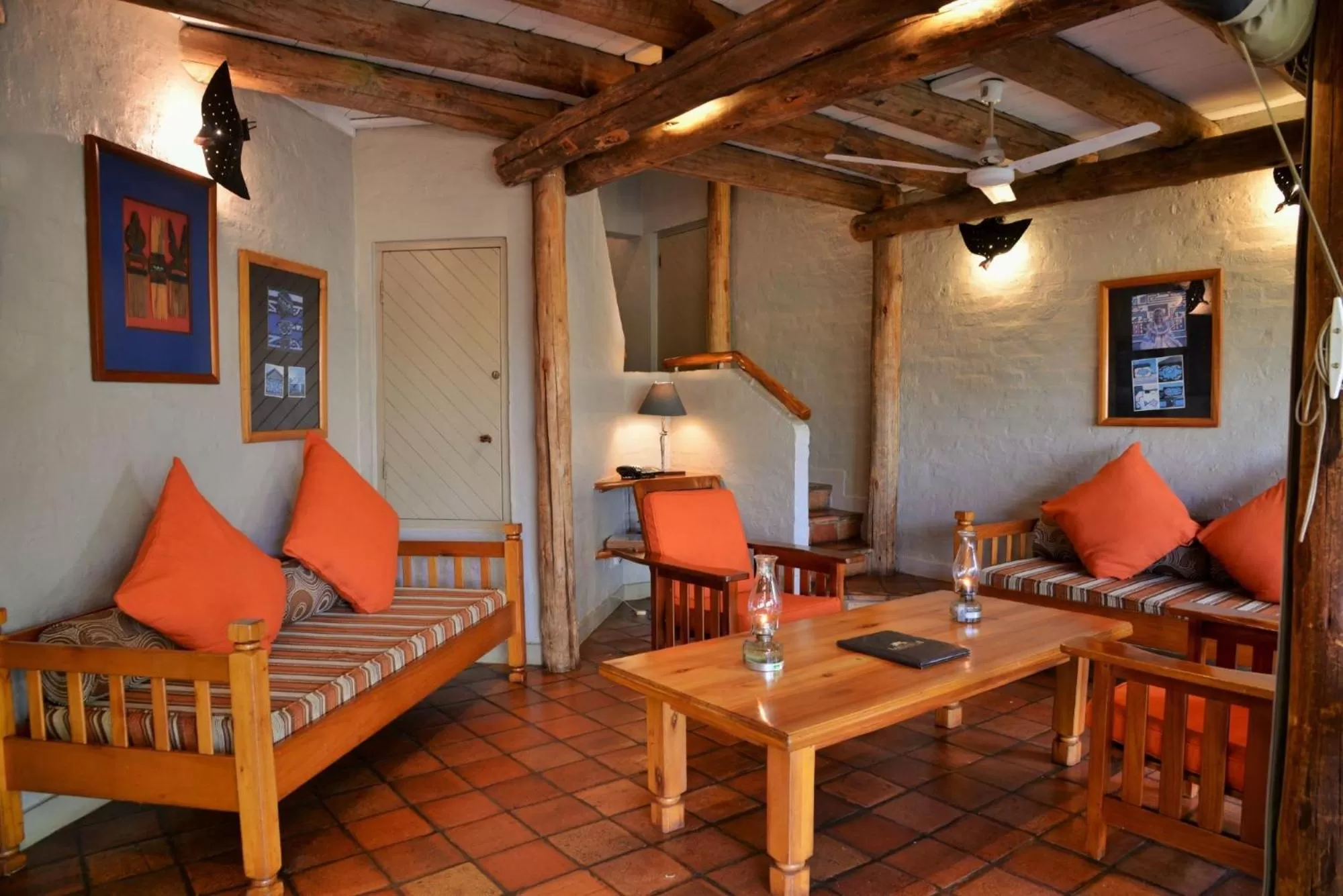 Seating area in Lokuthula Lodges