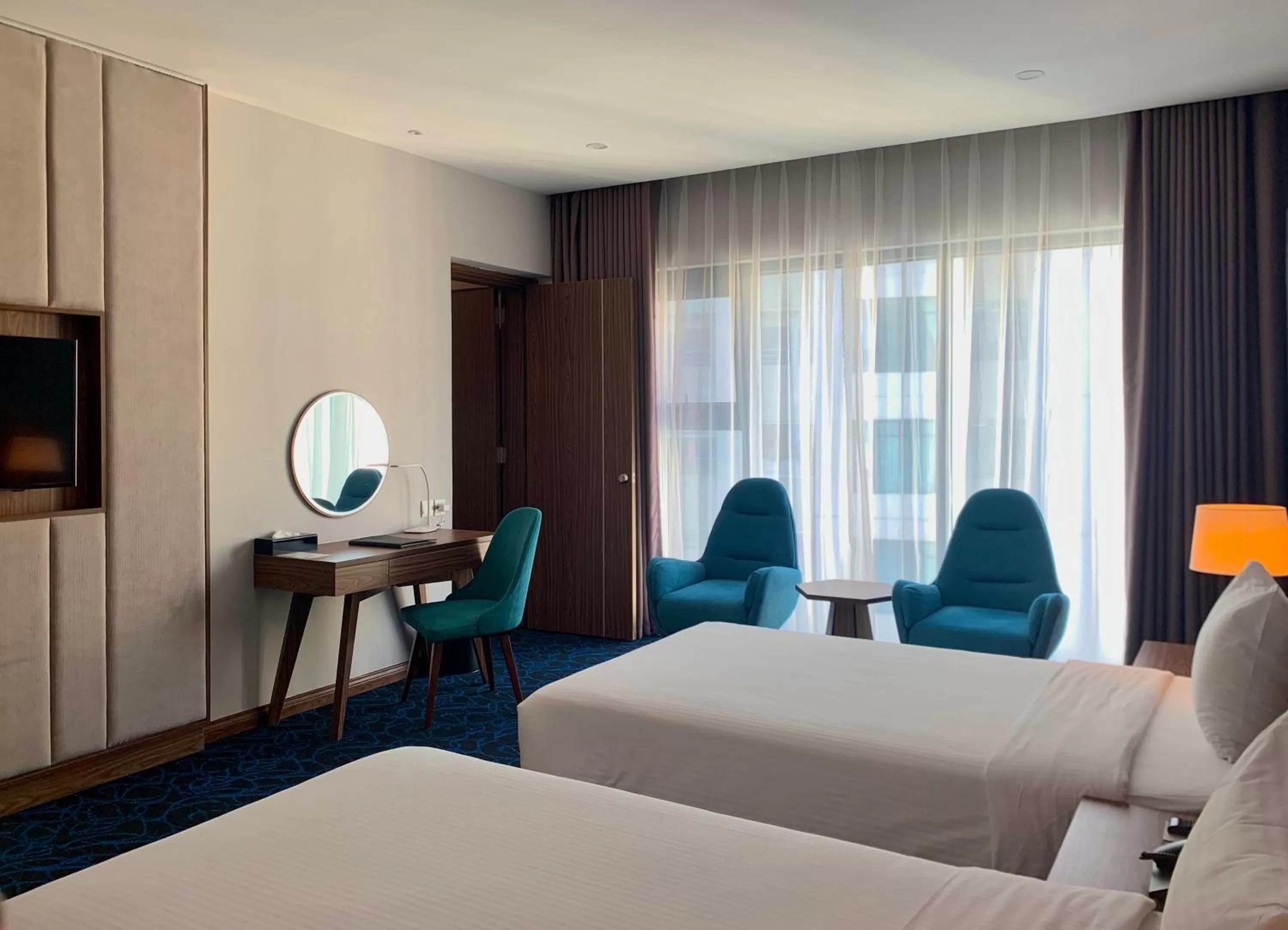 Bedroom, Bed in Muong Thanh Luxury Vien Trieu Nha Trang