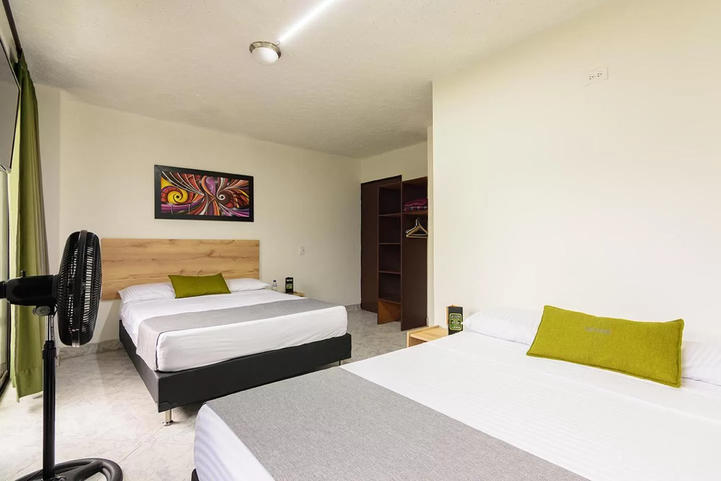 Bed in Hotel Balcones del Estadio