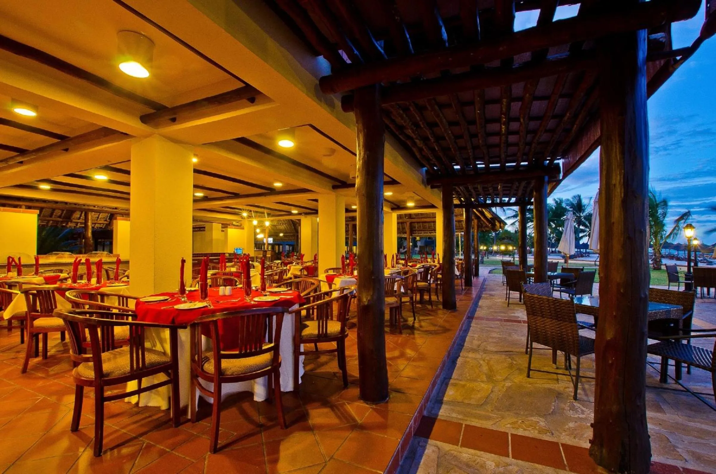 Sunset in White Sands Hotel