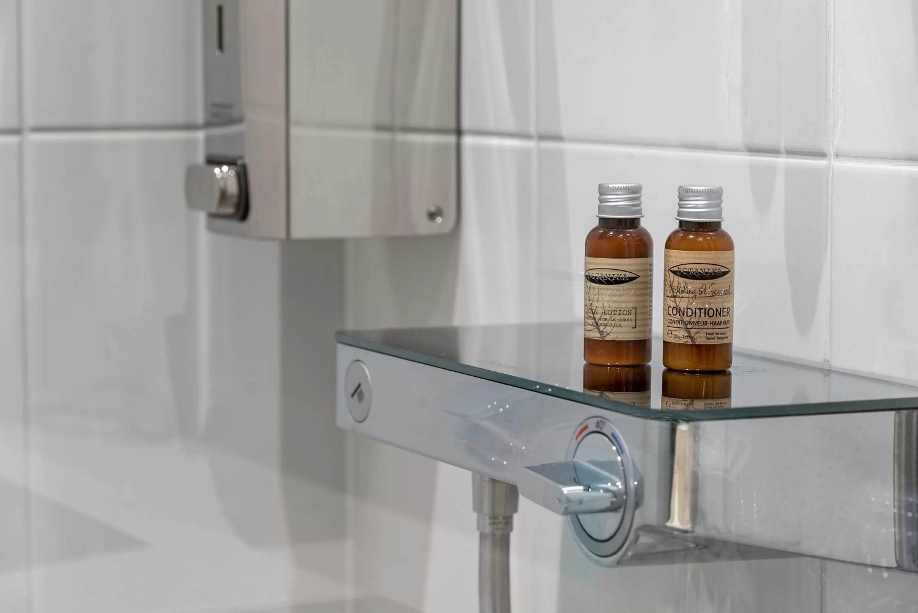 Bathroom in Copenhagen Go Hotel