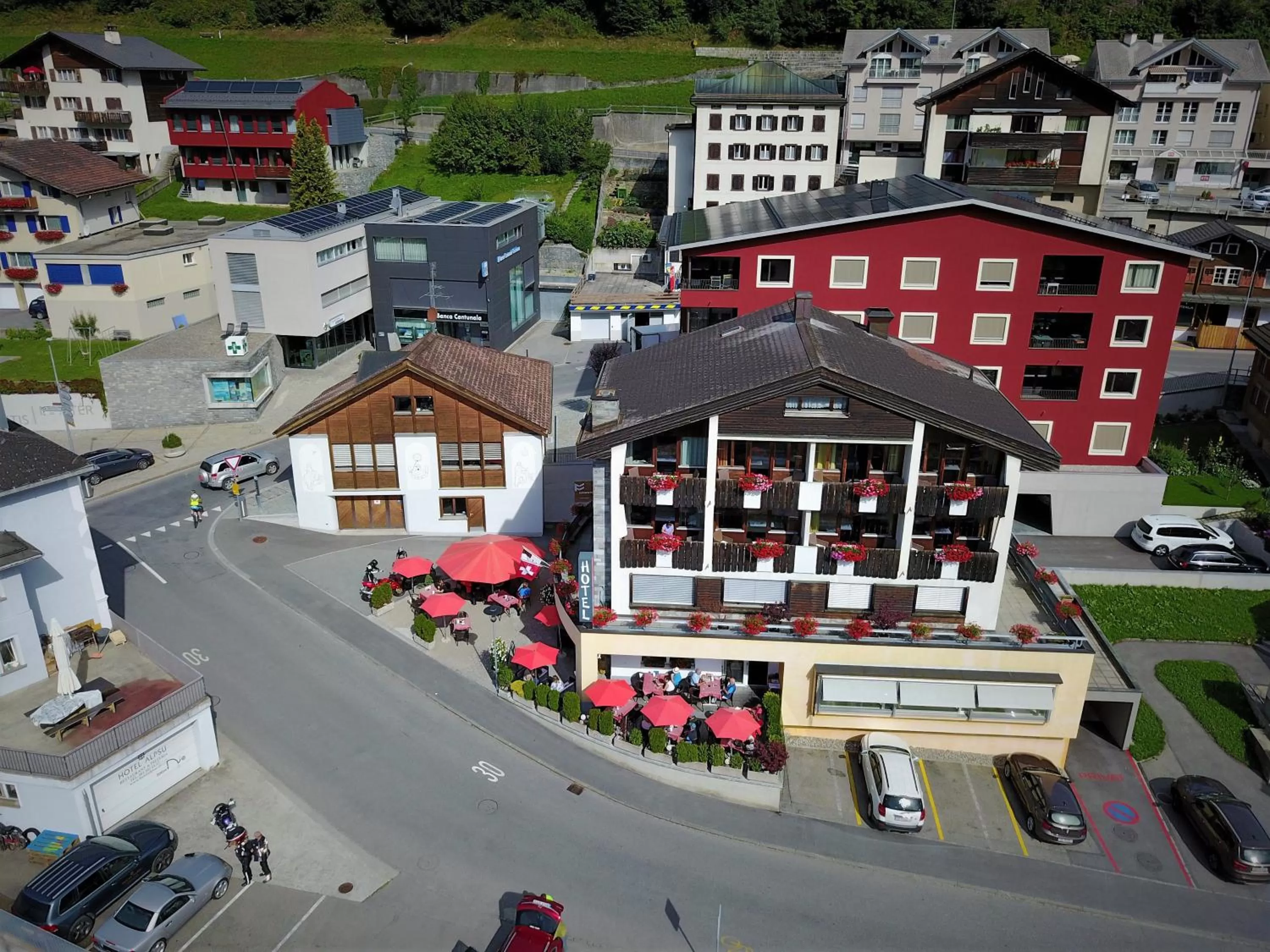 Bird's eye view in Hotel Restaurant La Furca