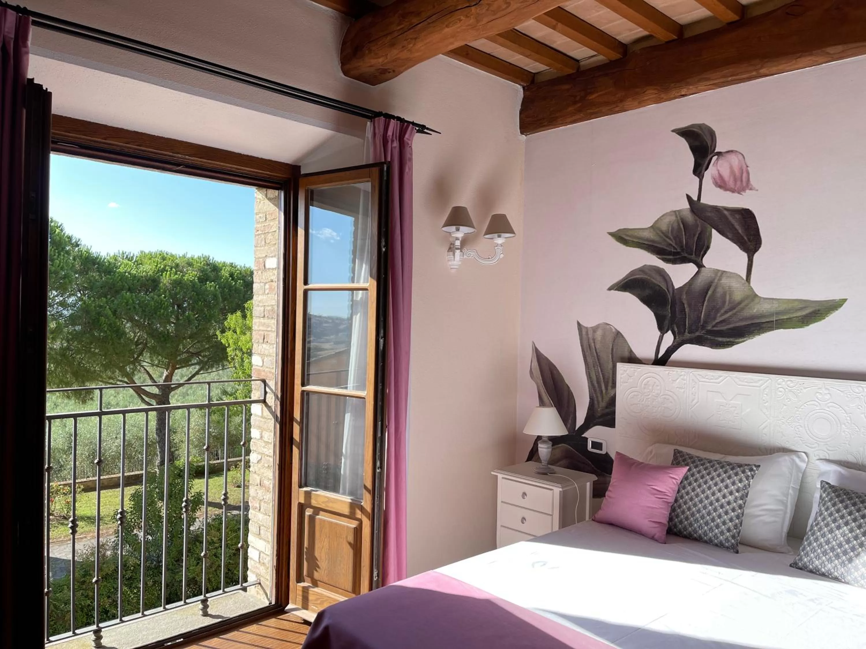 Bed in Villa Preselle Country Resort