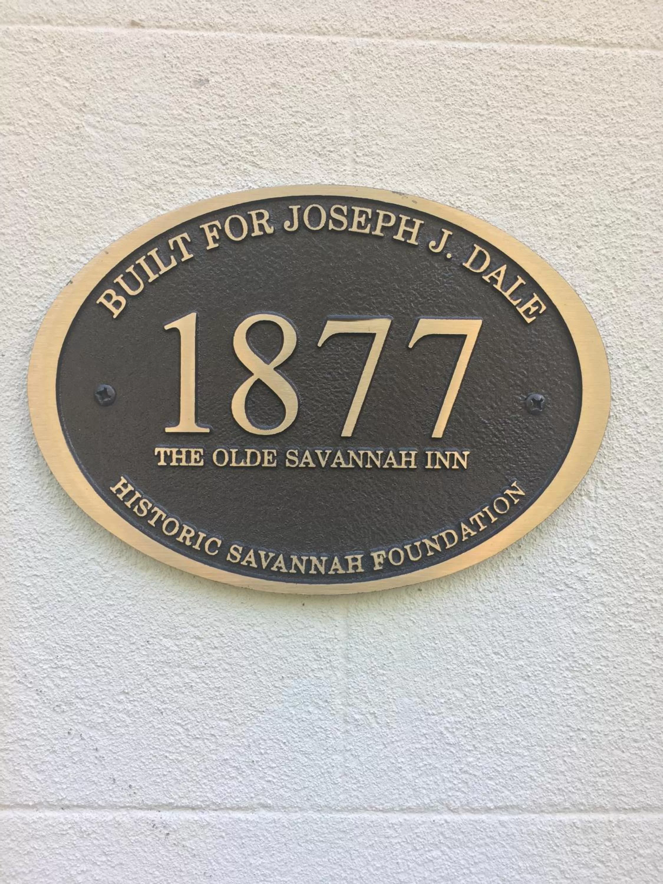 Logo/Certificate/Sign in Justine Inn Savannah