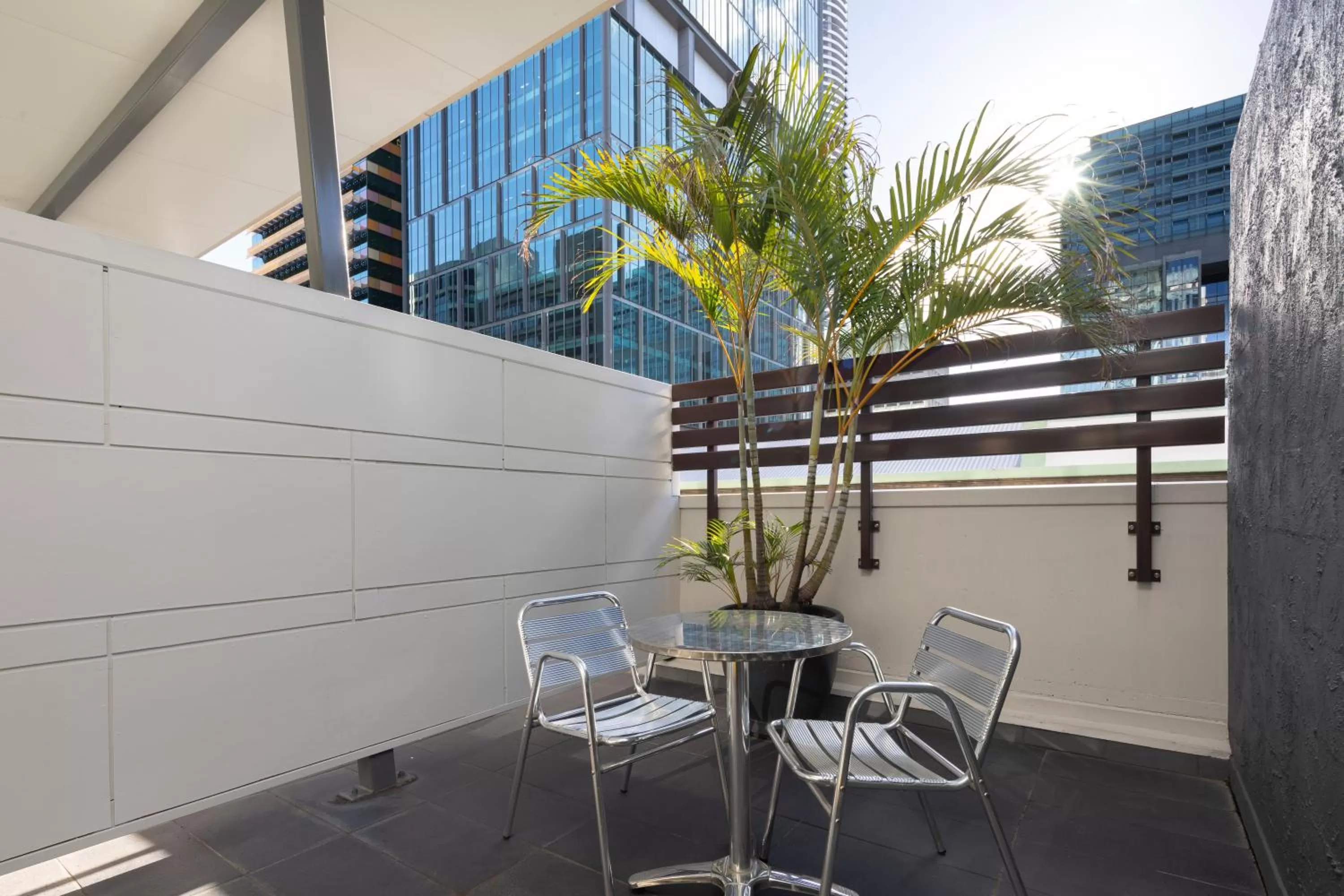 Inner courtyard view in George Hotel Brisbane, Independent Collection by EVT