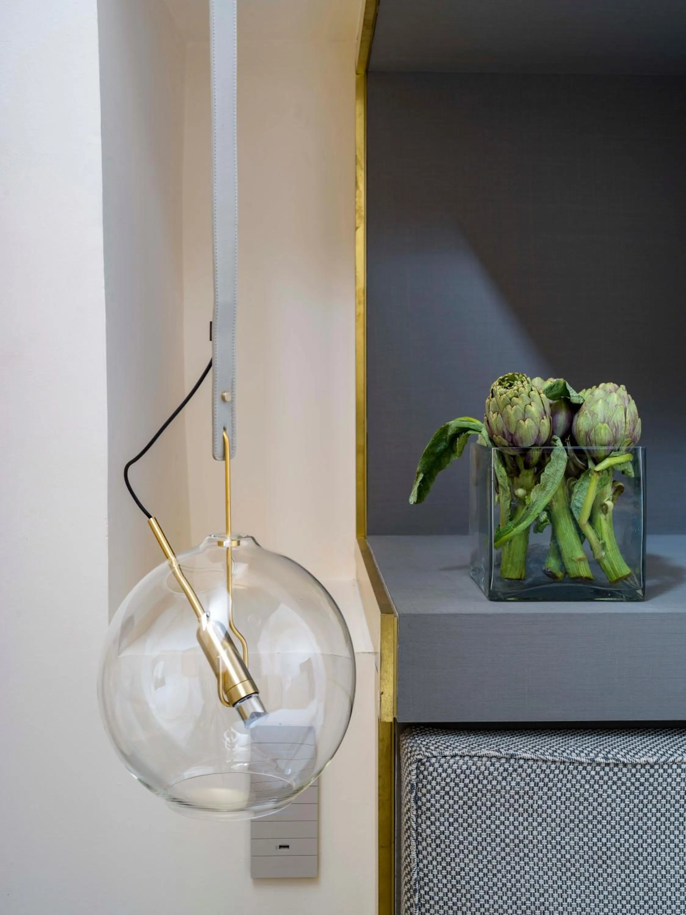 Decorative detail in La Sommità Relais & Chateaux