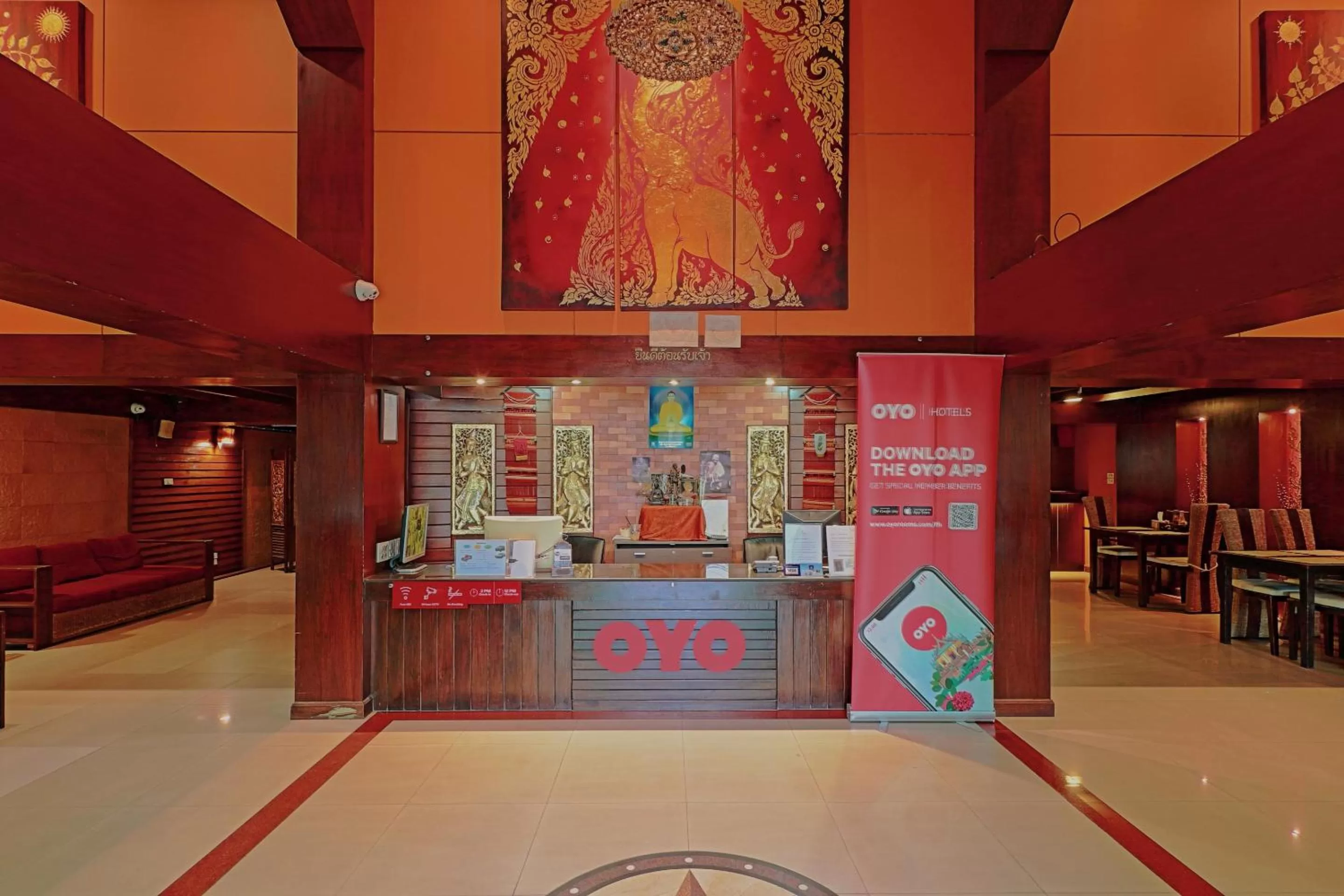 Lobby or reception in OYO 635 Sira Boutique Hotel