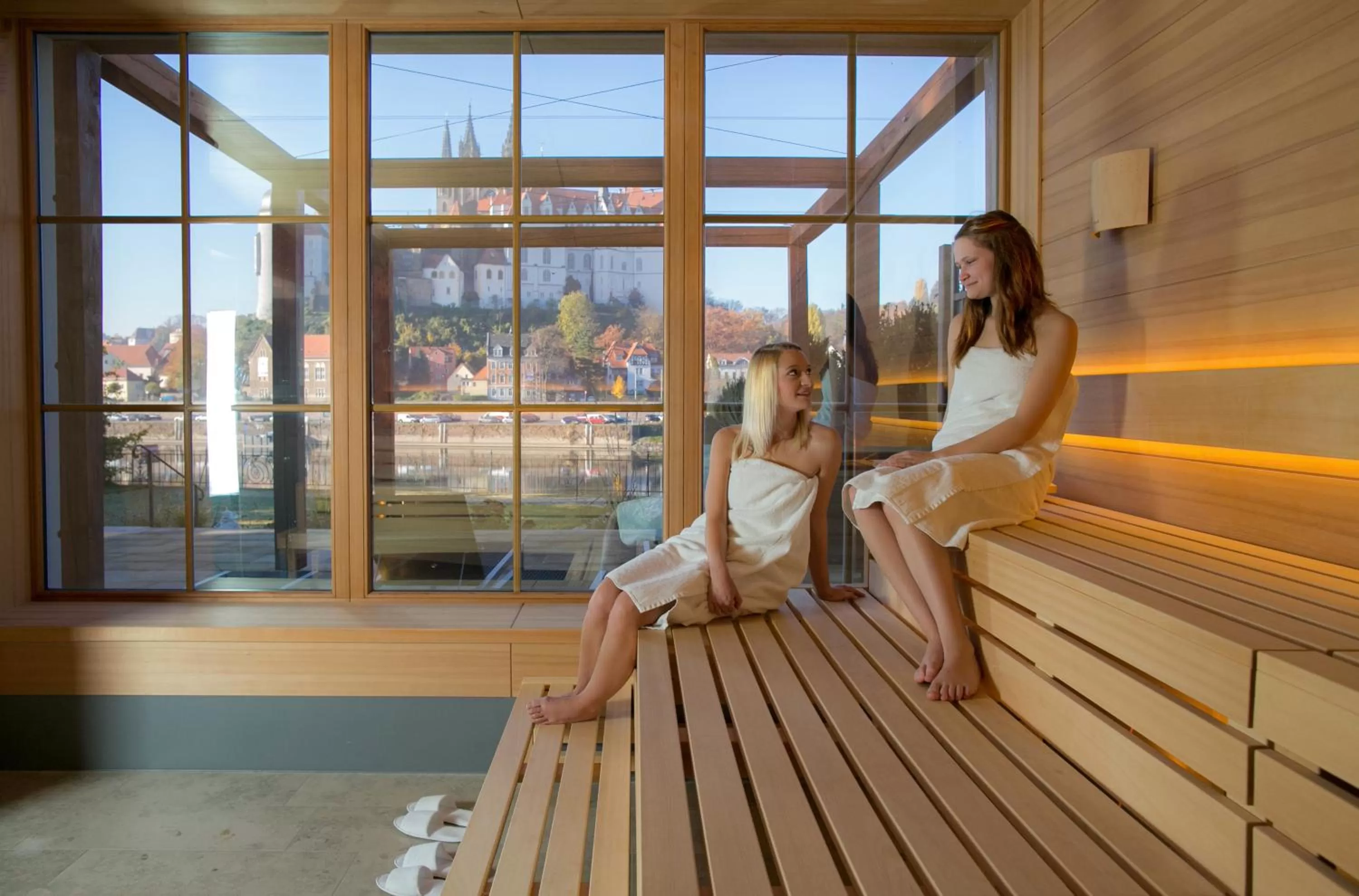 Sauna in Dorint Parkhotel Meißen