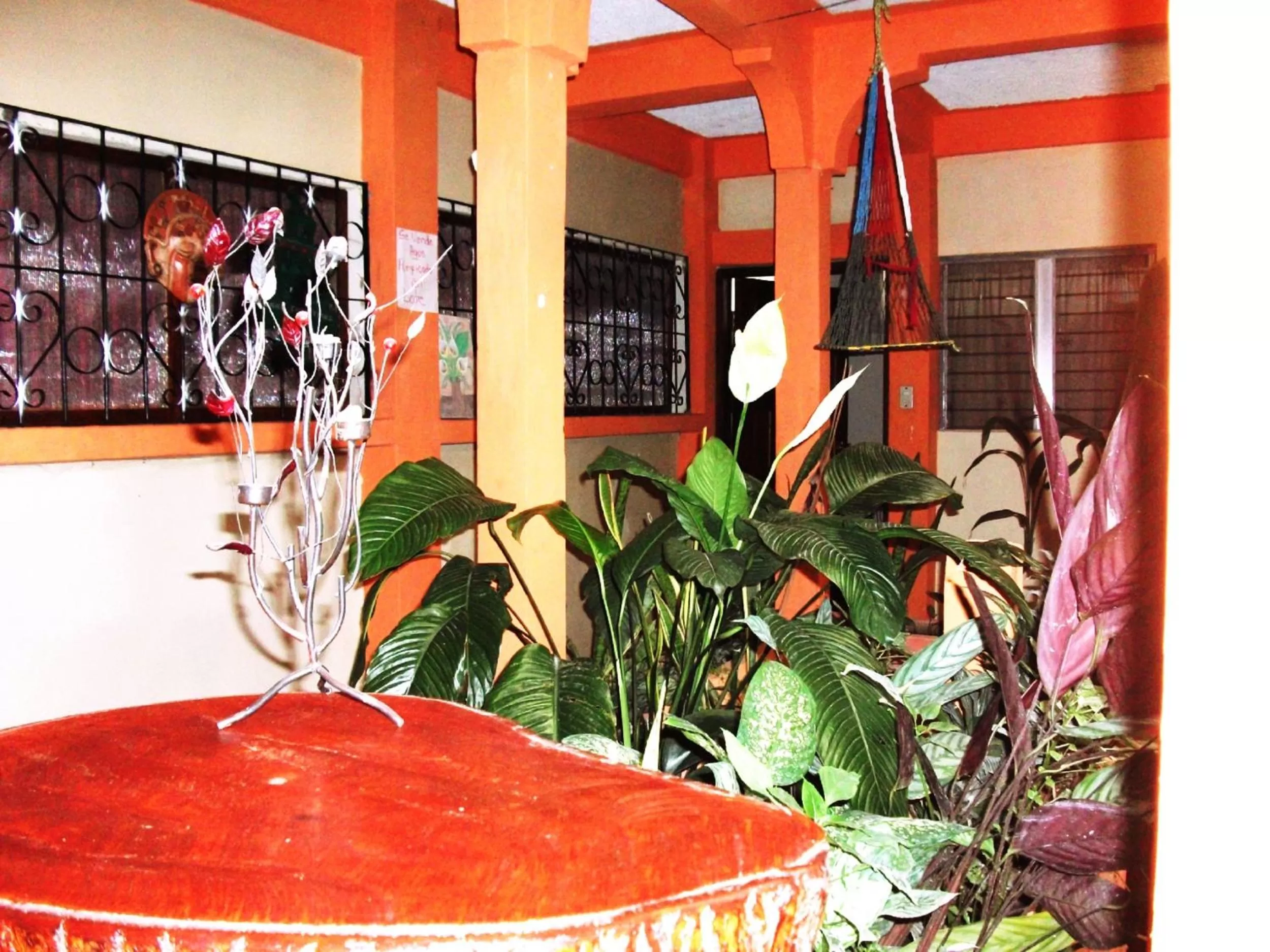 Decorative detail in Hotel & Hostal Yaxkin Copan