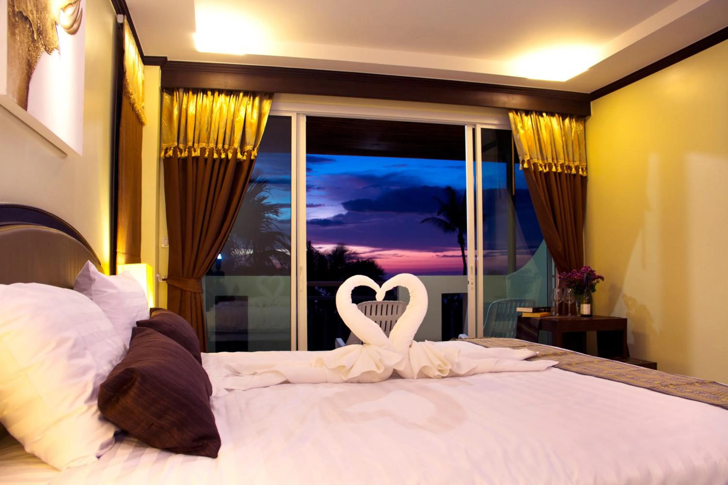 Photo of the whole room, Bed in Baan Sailom Hotel Phuket - Sha Extra Plus