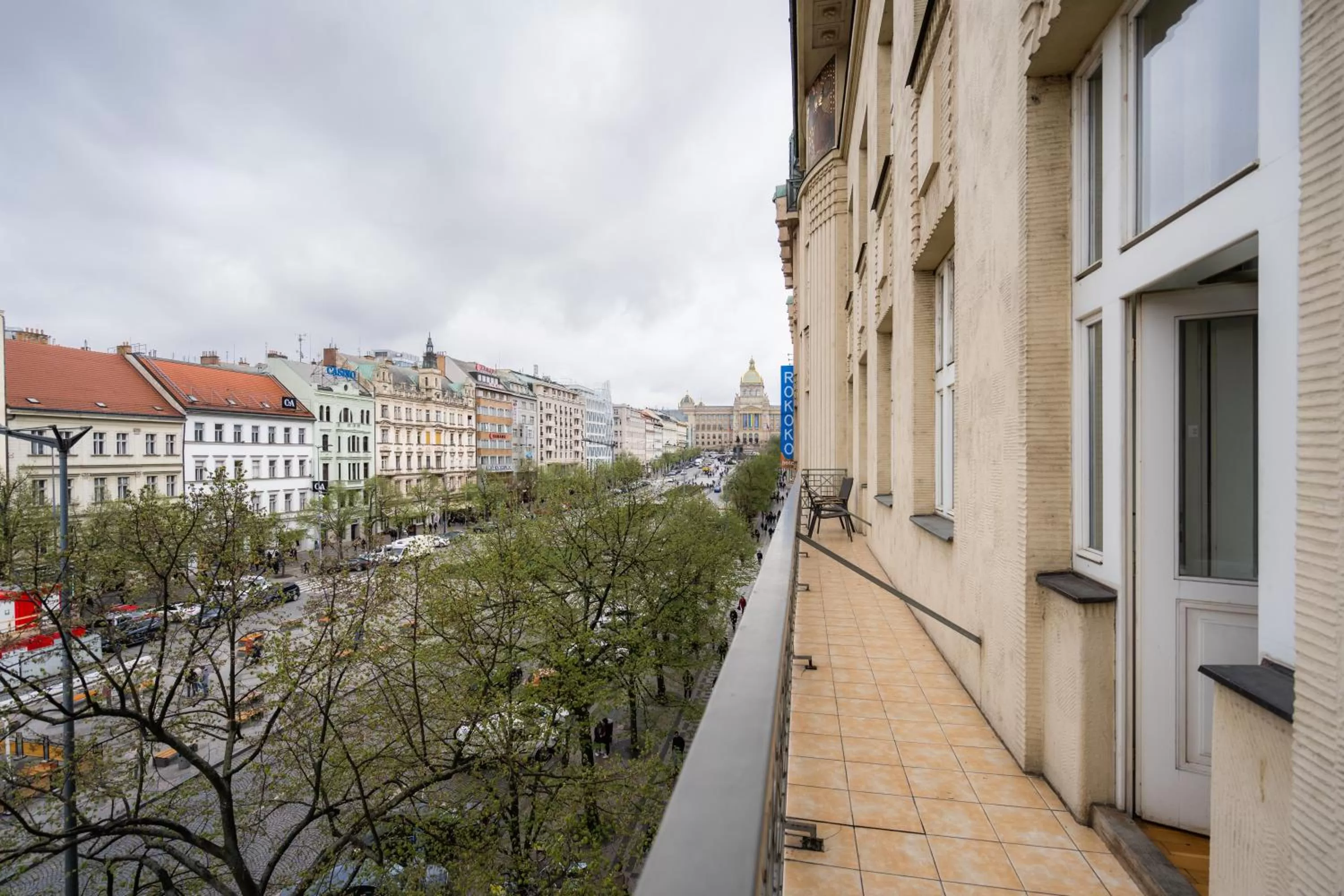Balcony/Terrace in EA ApartHotel Melantrich