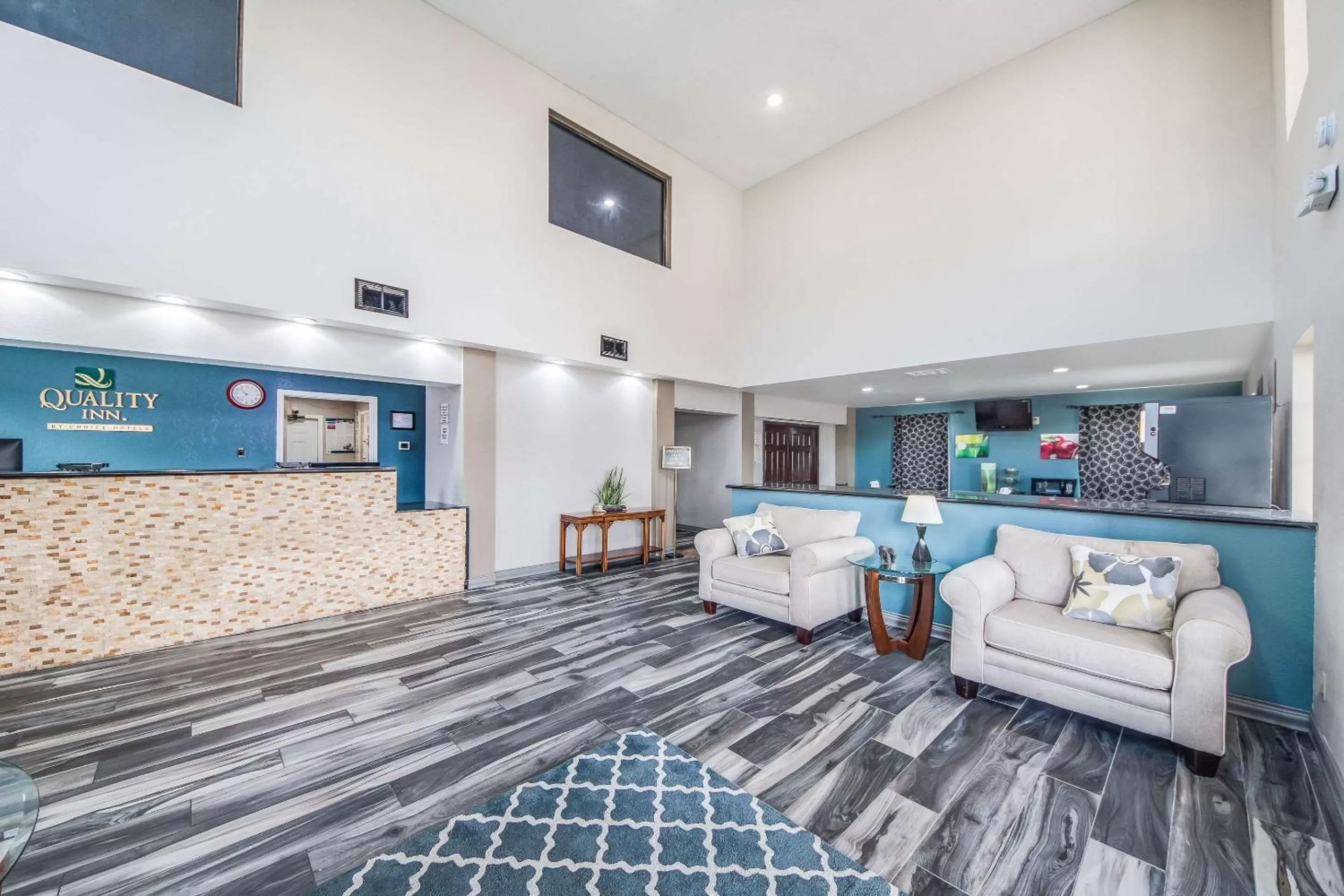 Lobby or reception in Quality Inn Medical Center