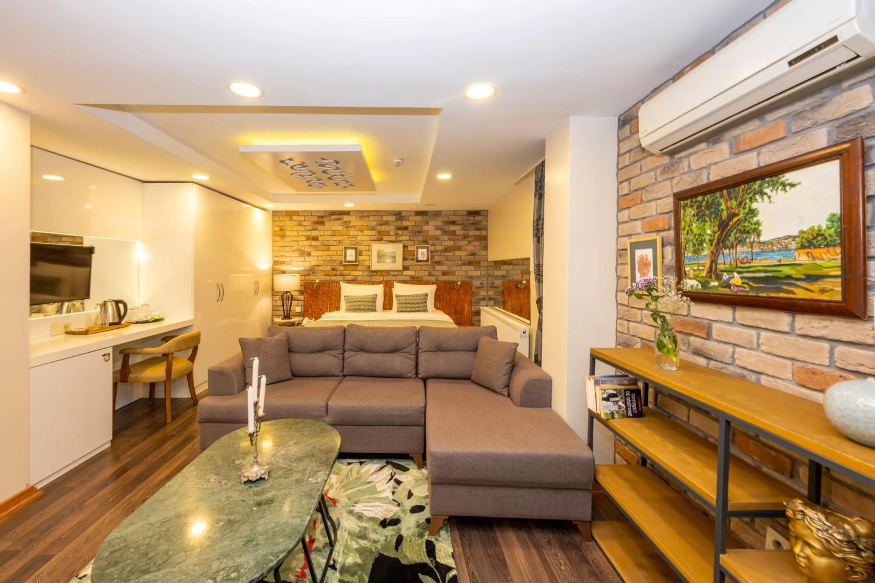 Living room in The Marions Suite istanbul Special Category Taksim