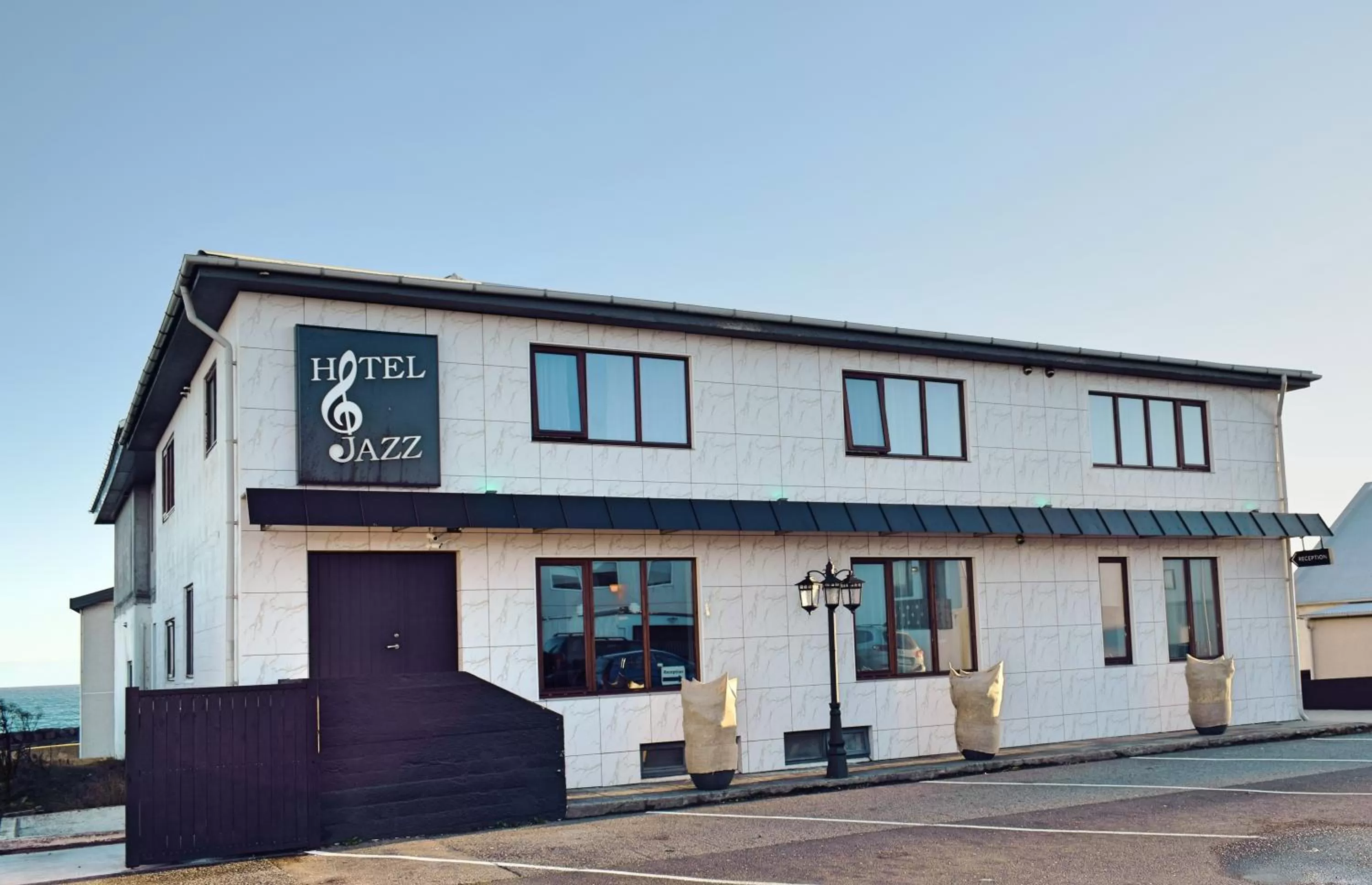 Property building in Hotel Jazz - By Keflavik Airport - Reykjavik - Iceland