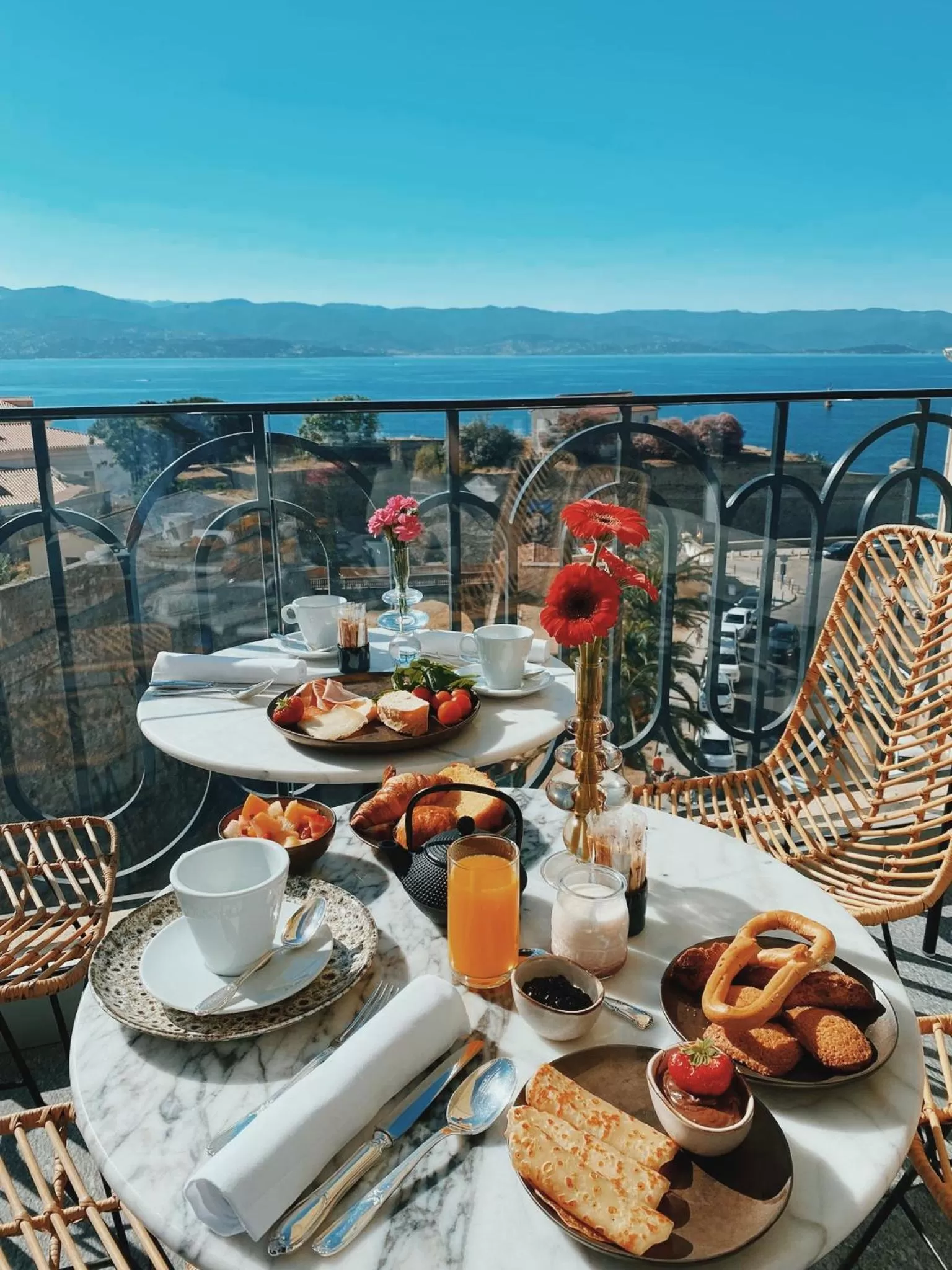 Breakfast in Hotel San Carlu Citadelle Ajaccio