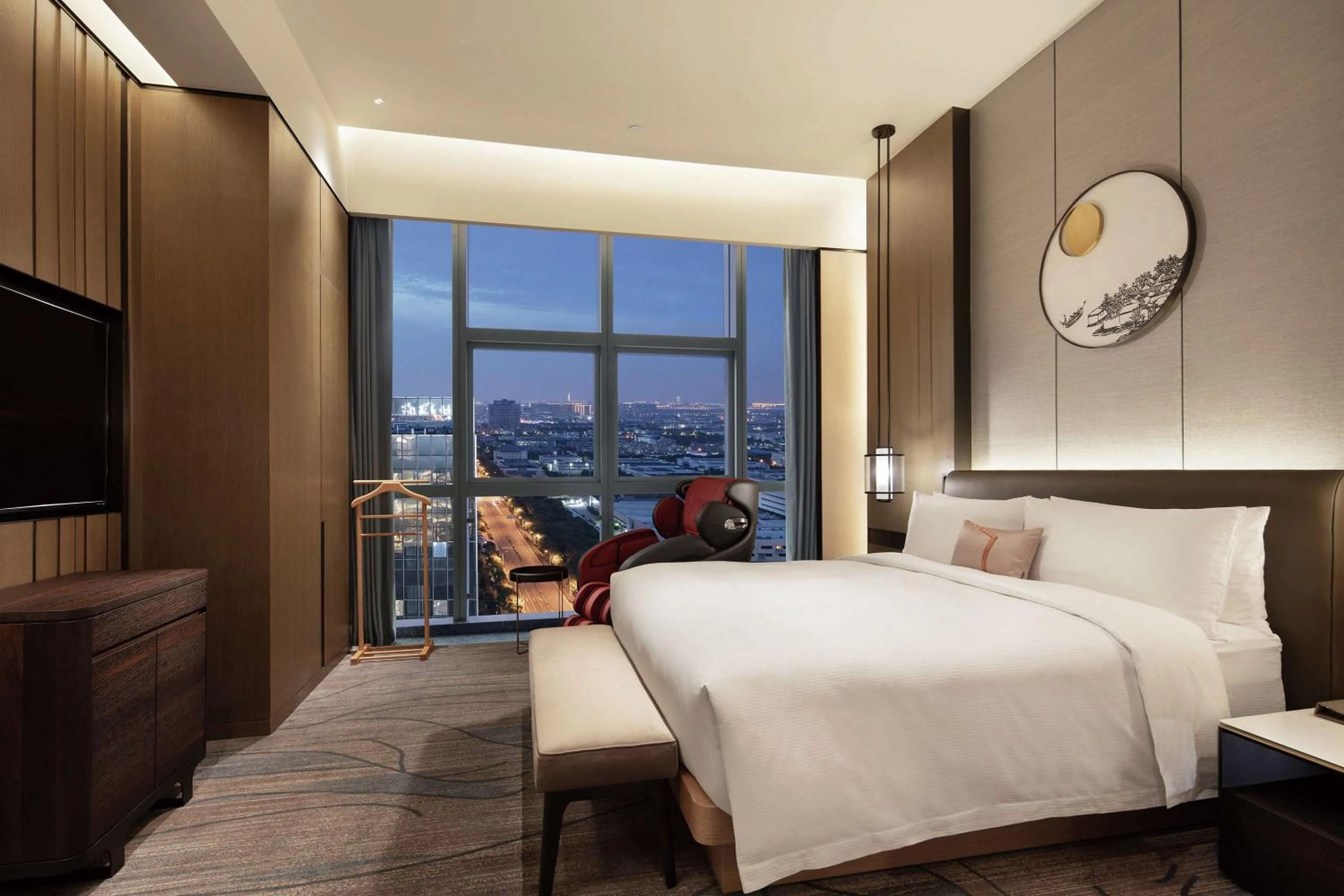 Bed in Doubletree By Hilton Suzhou Wujiang