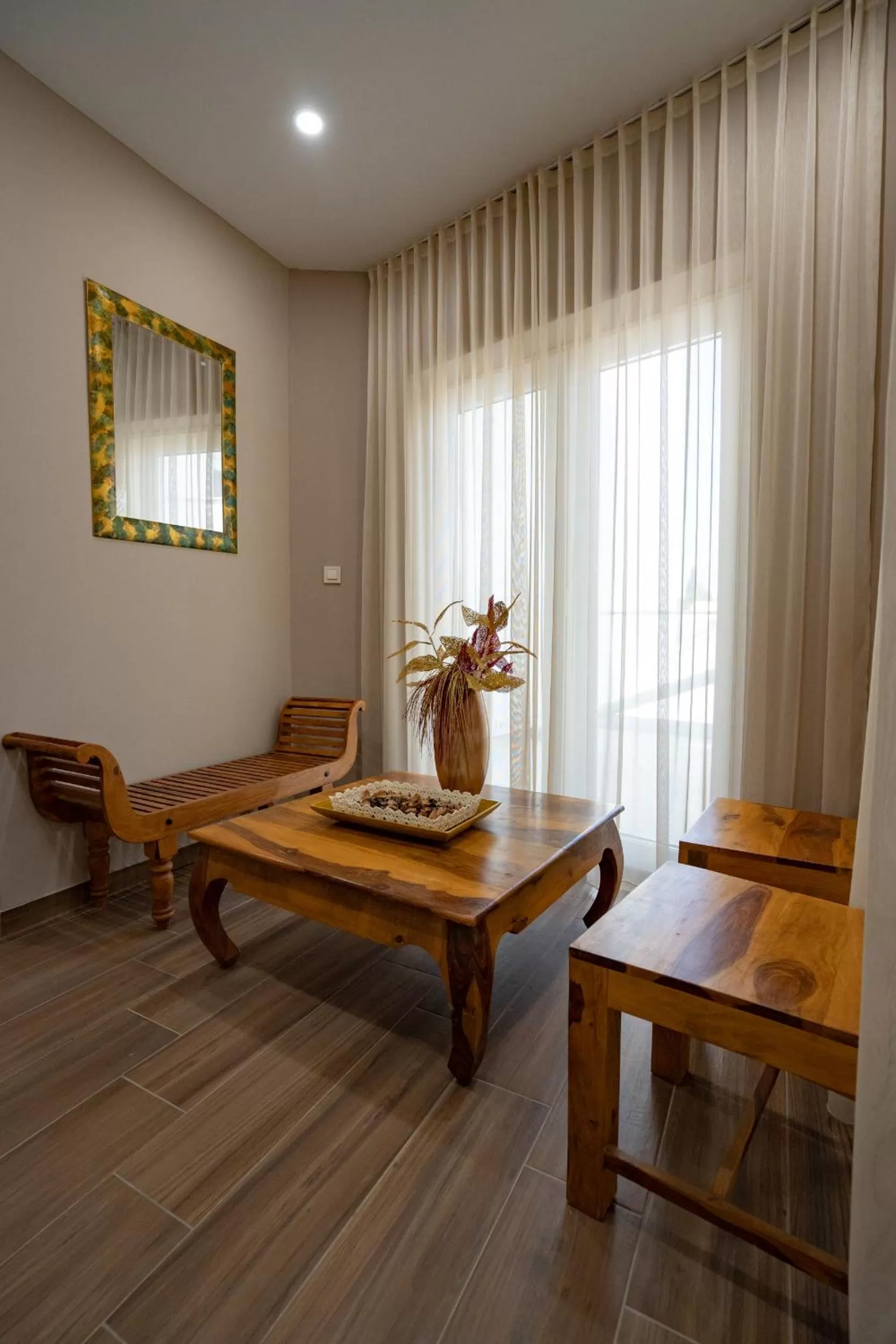 Seating area in Bed&Breakfast Novalis