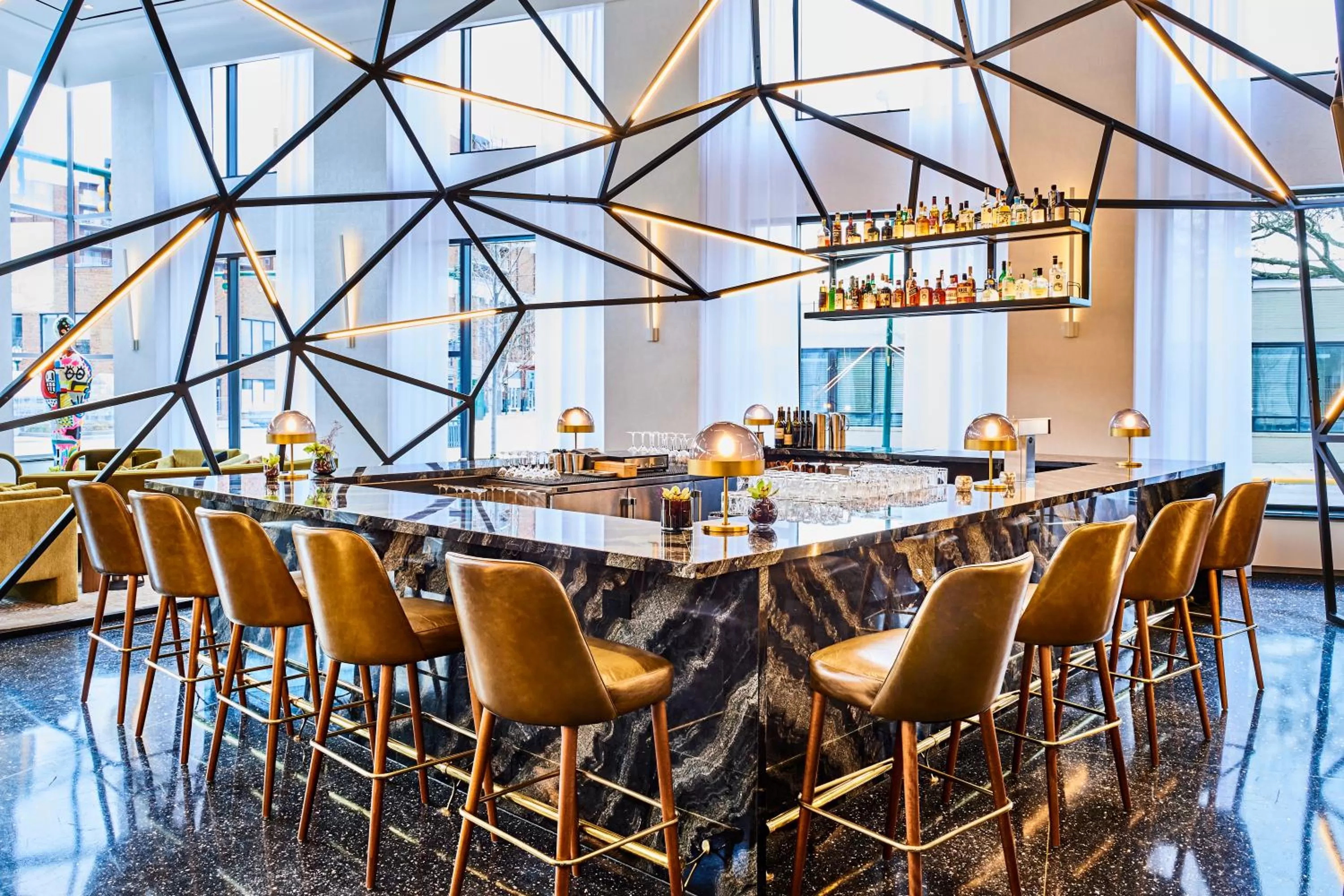 Lobby or reception in Daxton Hotel Birmingham, Curio Collection by Hilton