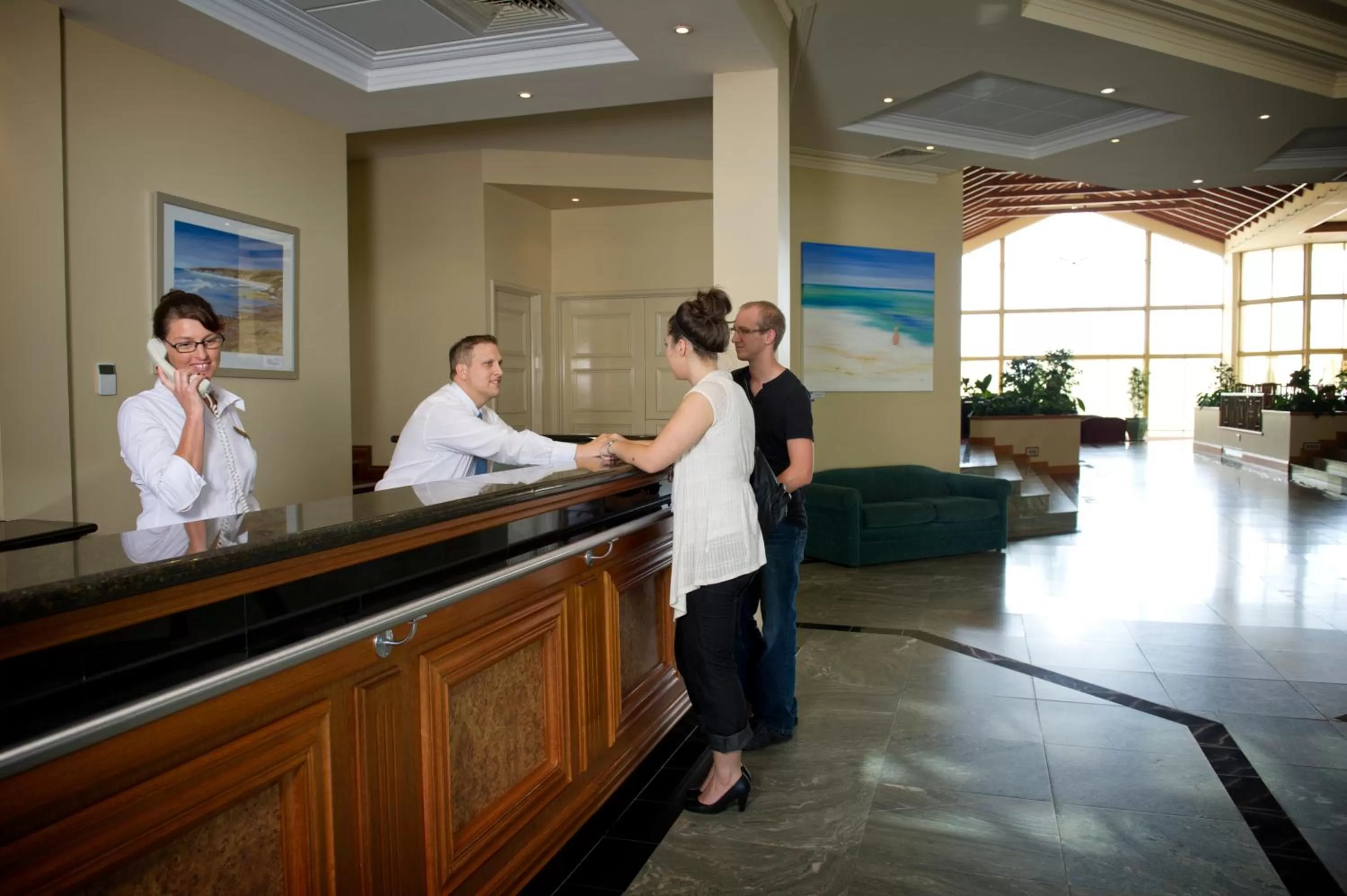 Lobby or reception in Abbey Beach Resort
