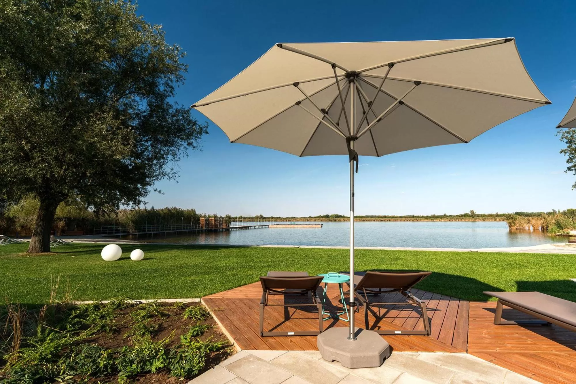 Beach in Donautica Hotel & Restaurant